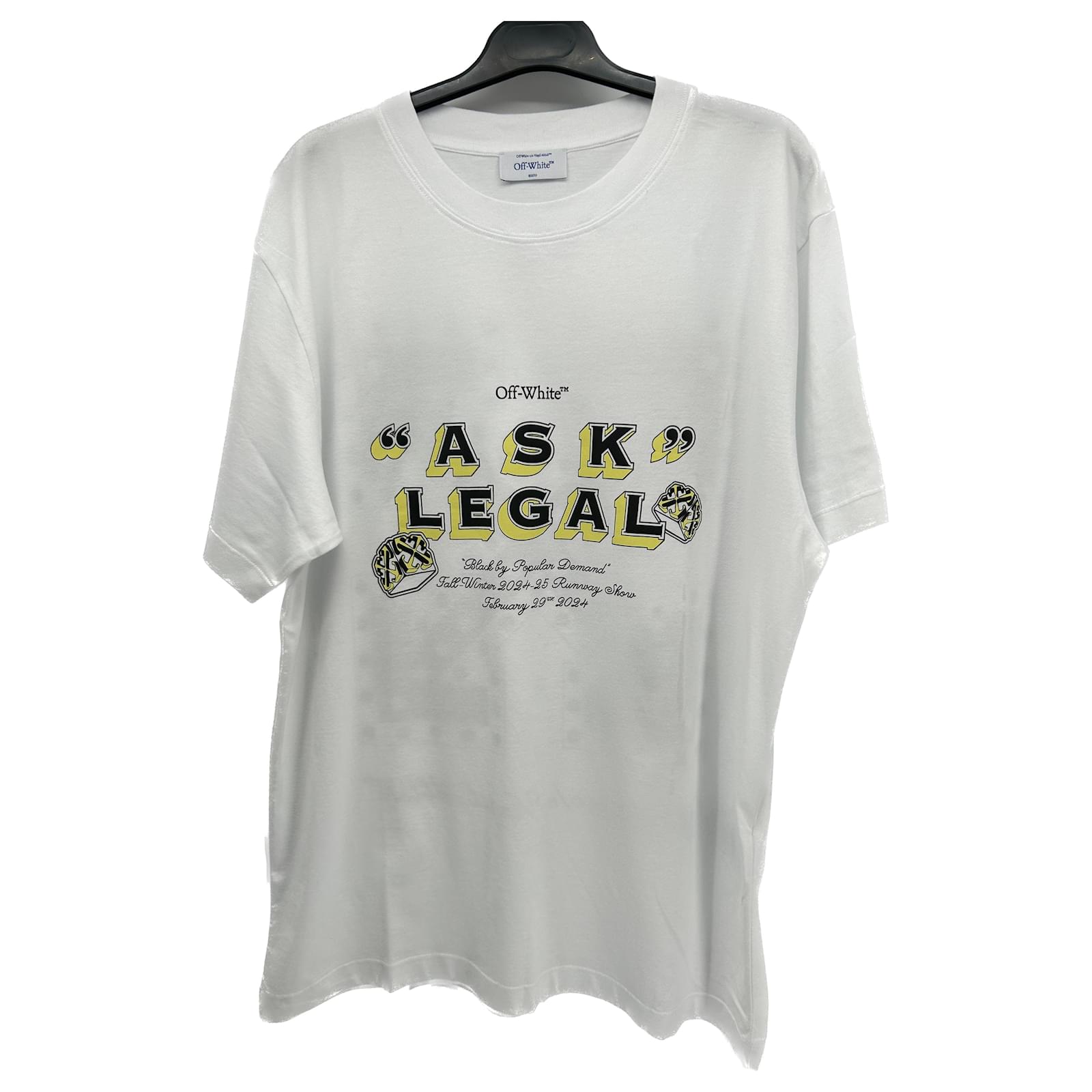 Off White Off-White t-shirts T.International XL Cotton ref.1253334 
