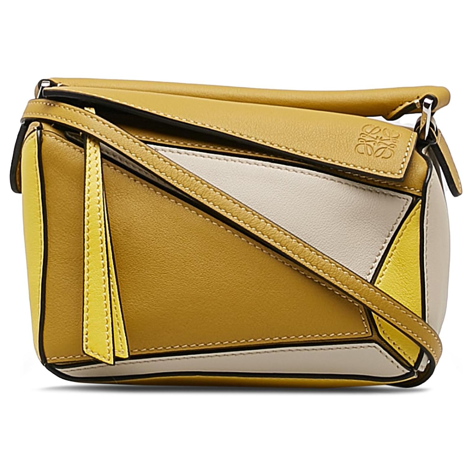 Loewe mini puzzle yellow best sale