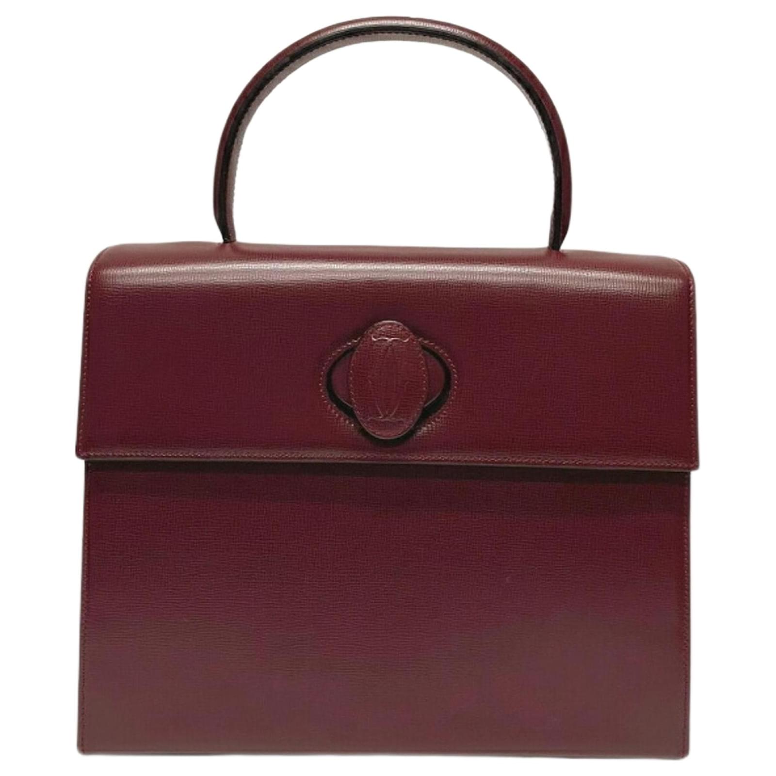 Cartier Must Line Dark red Leather ref.1275369 - Joli Closet