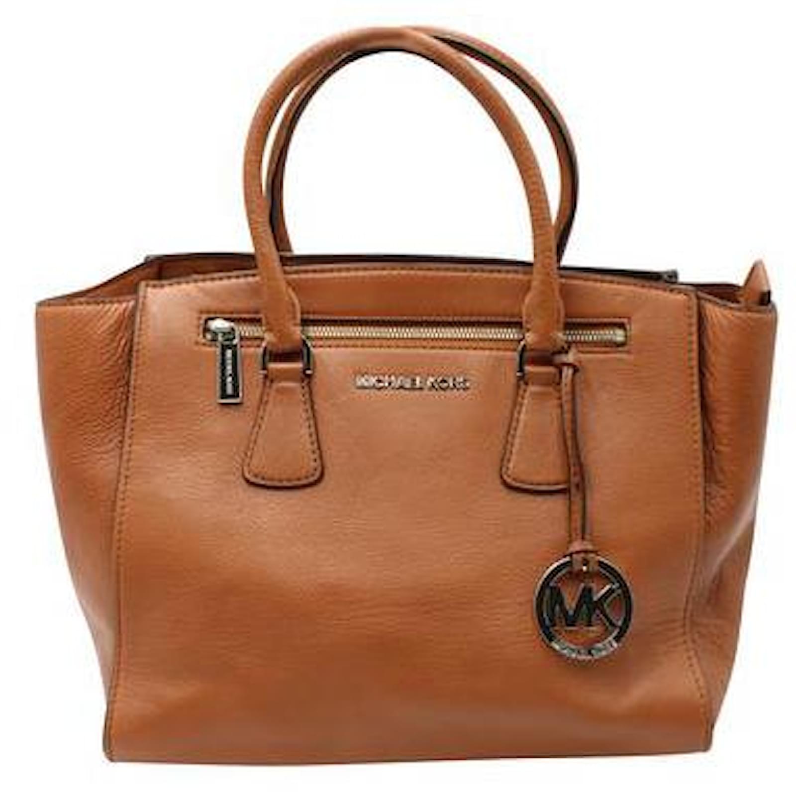 Michael Kors Brown Sophie Satchel Convertible Bag Leather ref.1285009 Joli Closet