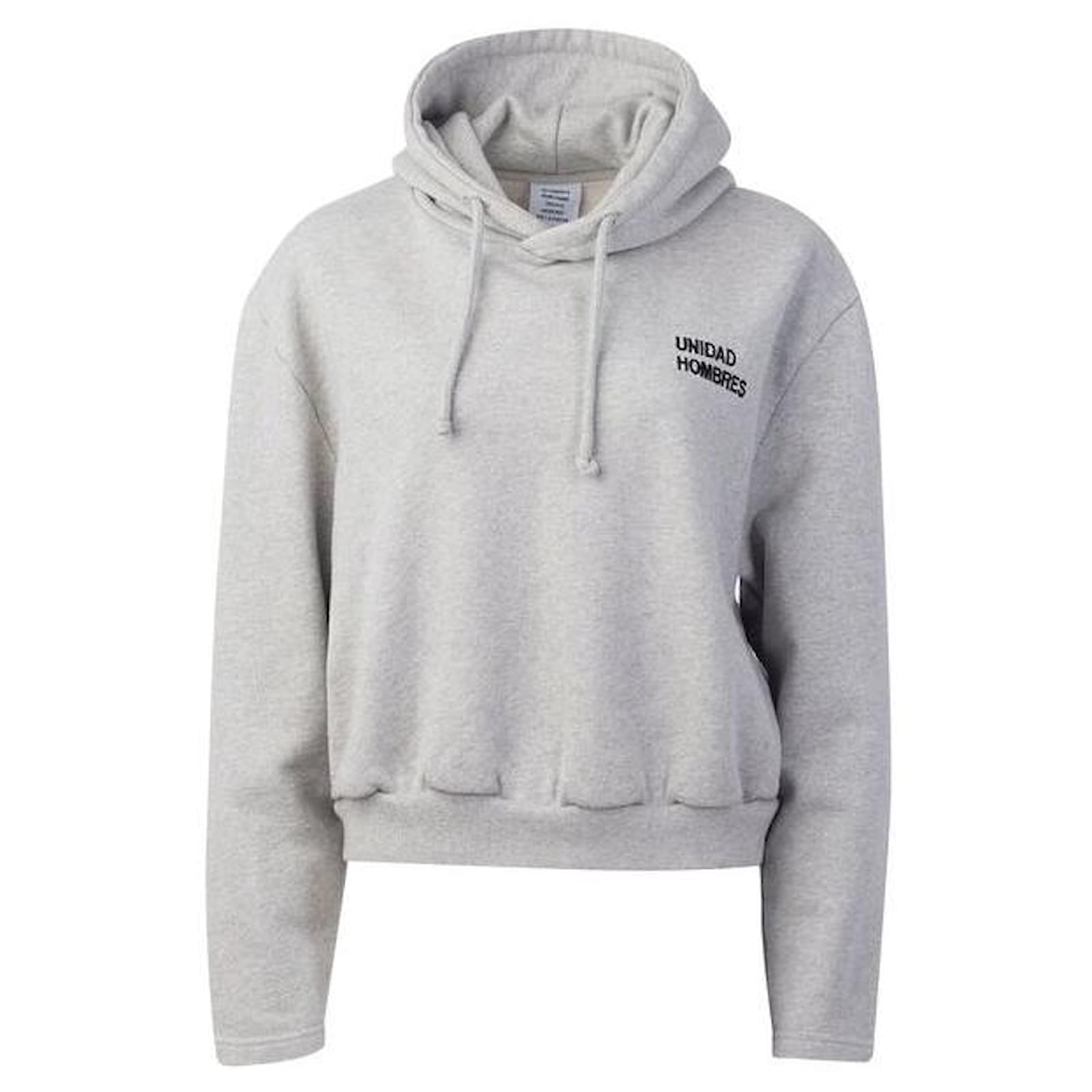 Vêtements Vetements 2017 Unidad Hombres Hoodie Grey Cotton