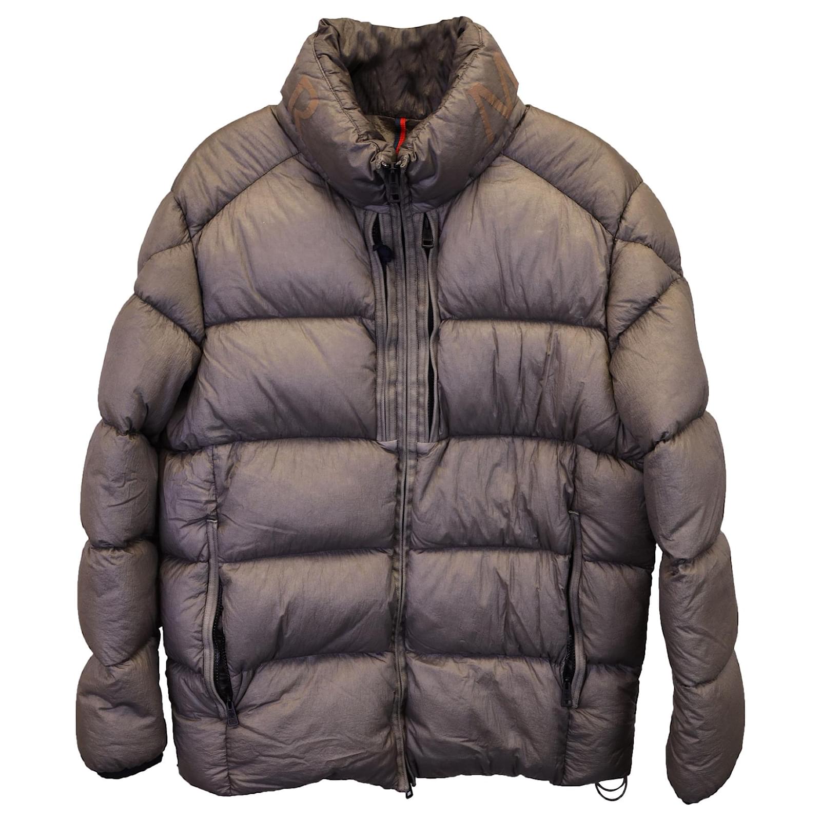 Piumino Trapuntato Moncler Cevenne in Poliammide Grigio Nylon ref