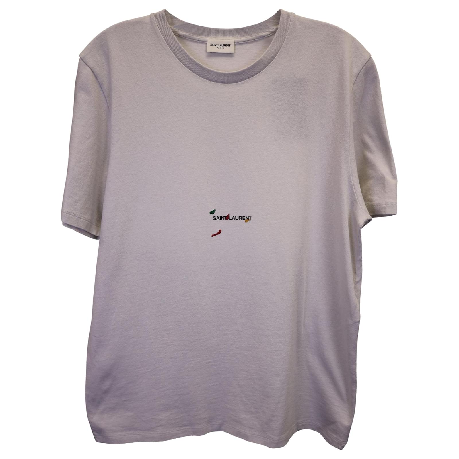 Saint Laurent 'Paint Splatter' T-Shirt - Men's M