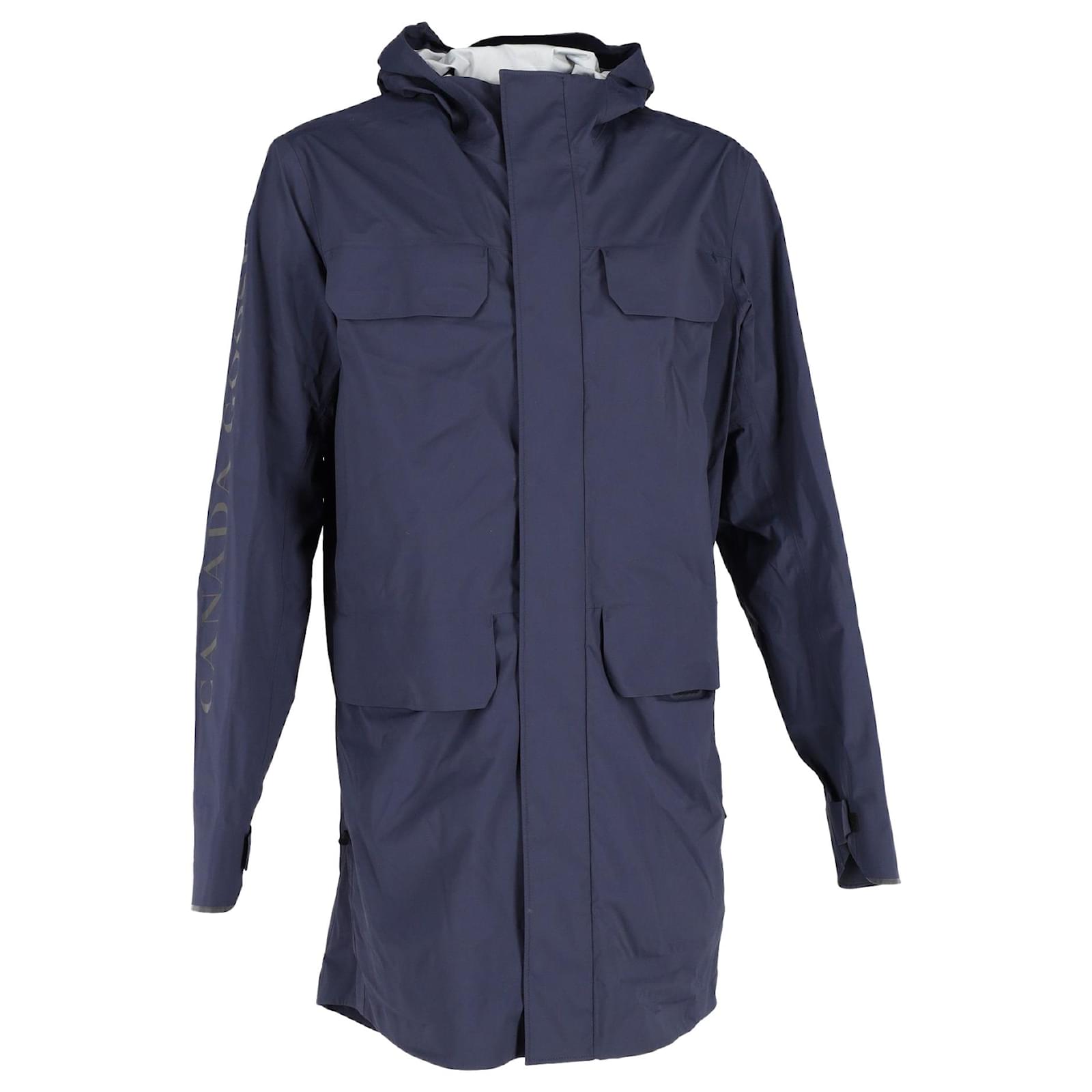 Canada Goose Seawolf Regenjacke aus marineblauem Polyester ref