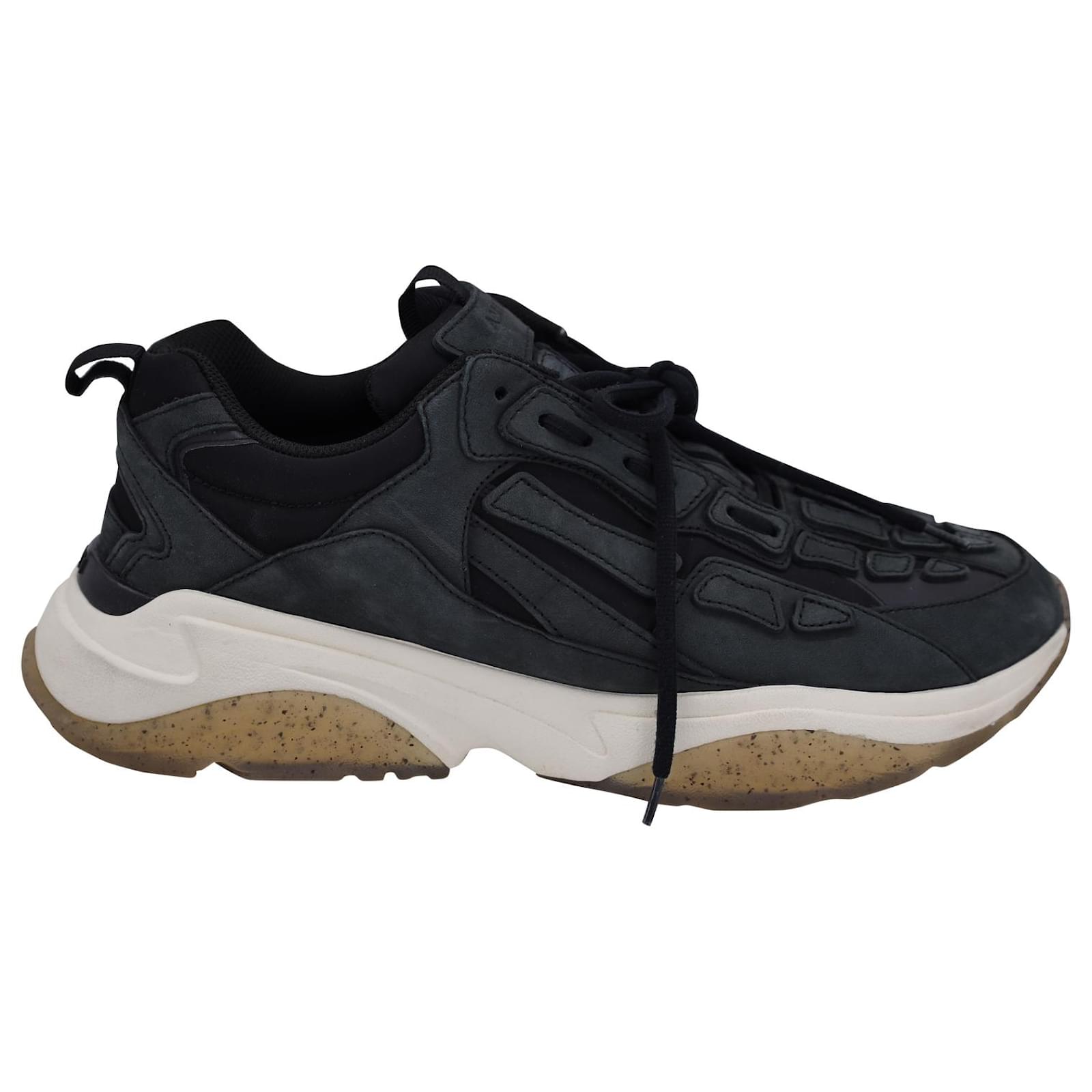 Amiri Bone Runner Sneakers in Black Suede ref.JC1292844 (Sold