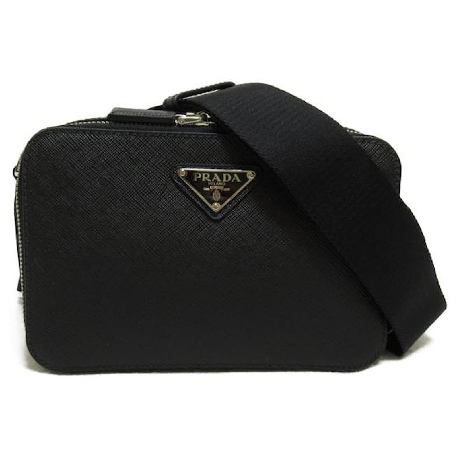 Saffiano Bolso Prada Negro Bandolera Saffiano Prada Bolsa