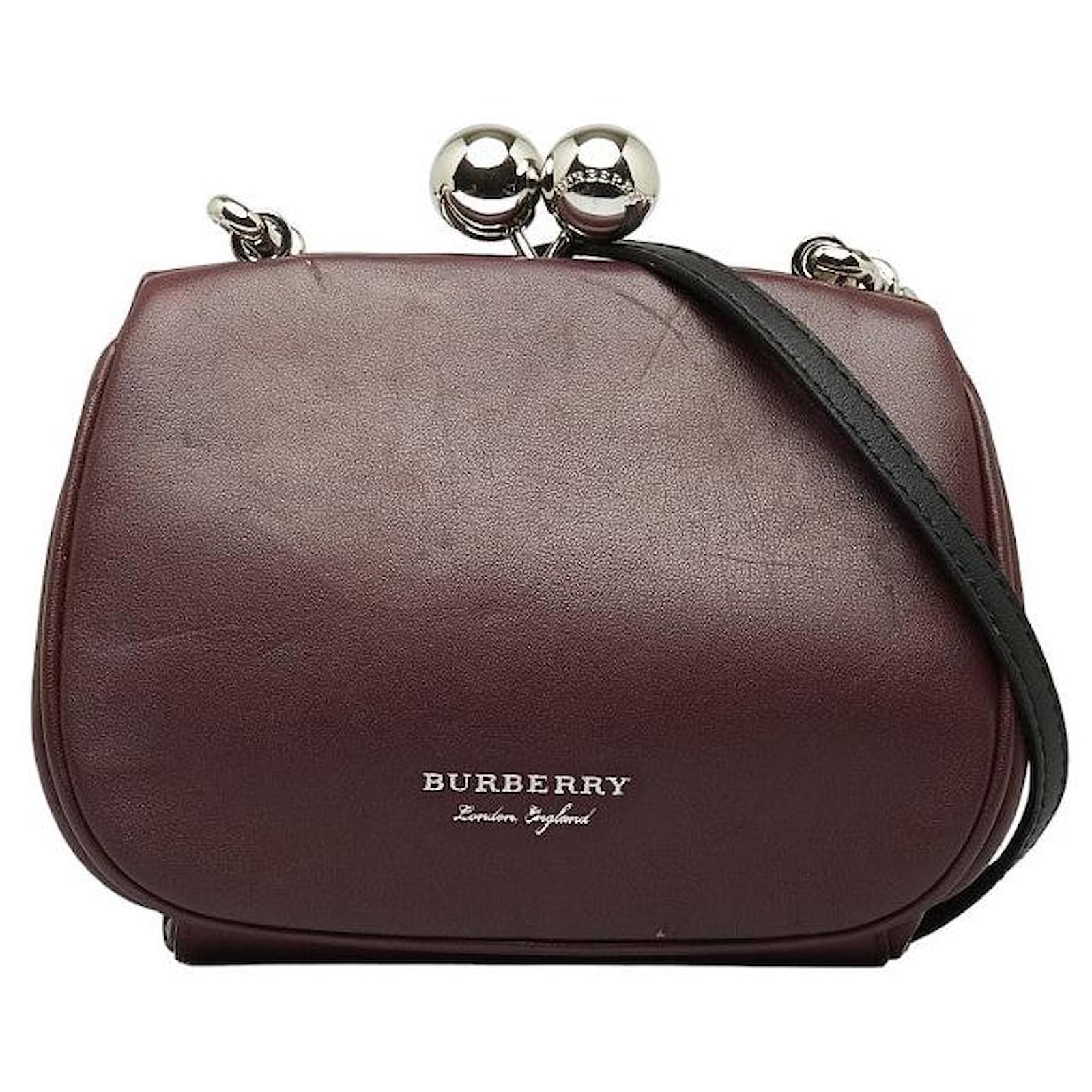 Burberry Leather Frame Bag ref.1296691 Joli Closet