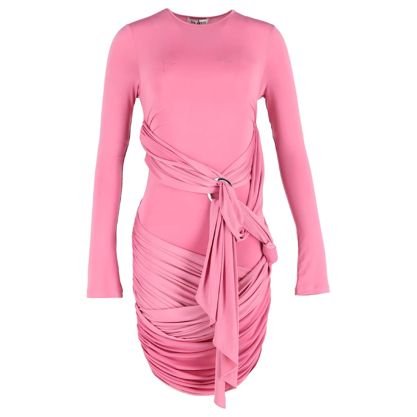strapless open back dress The Attico Glory Mini Dress