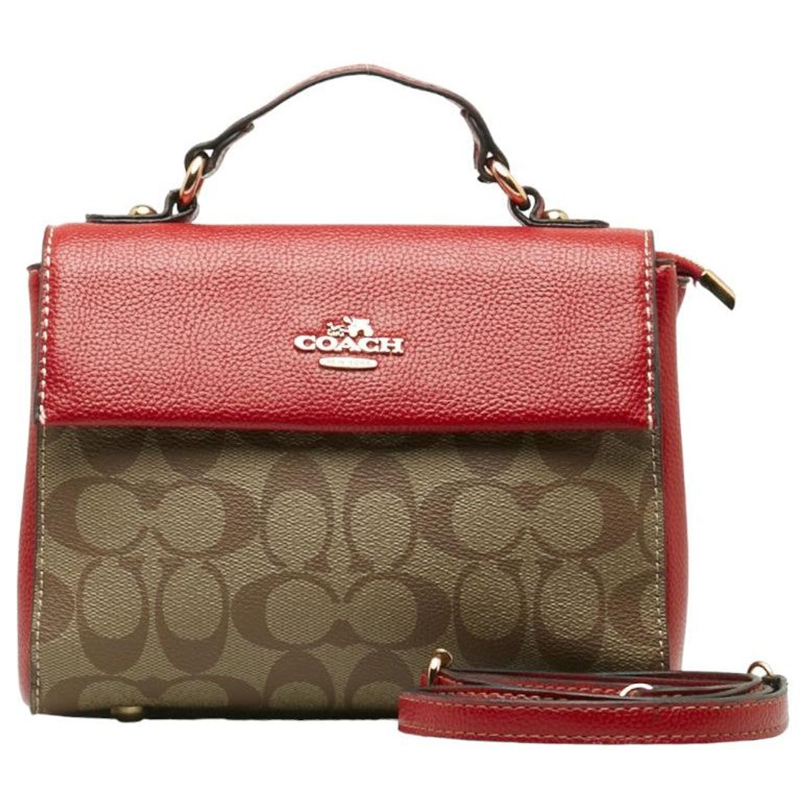 Coach Signature Tilly Handbag Brown ref.1311419 - Joli Closet