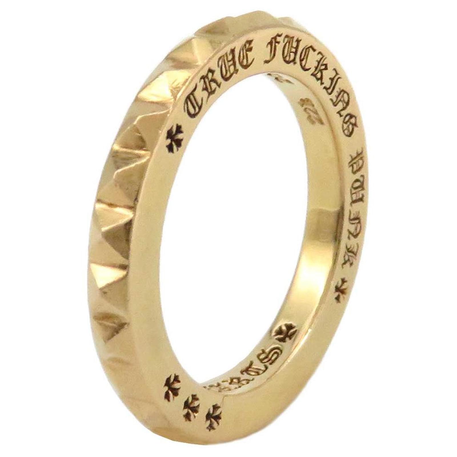 Chrome Hearts 22K Punk Ring Metal Ring 0.0 in Good condition Chrome Hearts 22K Punk Ring Metal Ring 0.0 in Good condition
