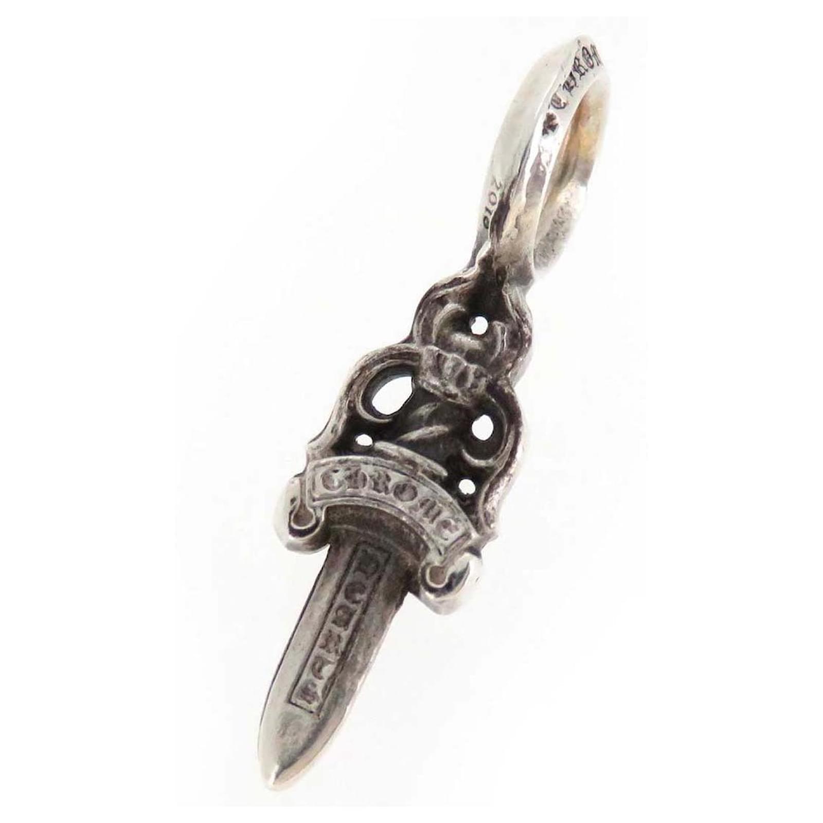 Chrome Hearts Silver Dagger Pendant Metal ref.1323363 - Joli Closet