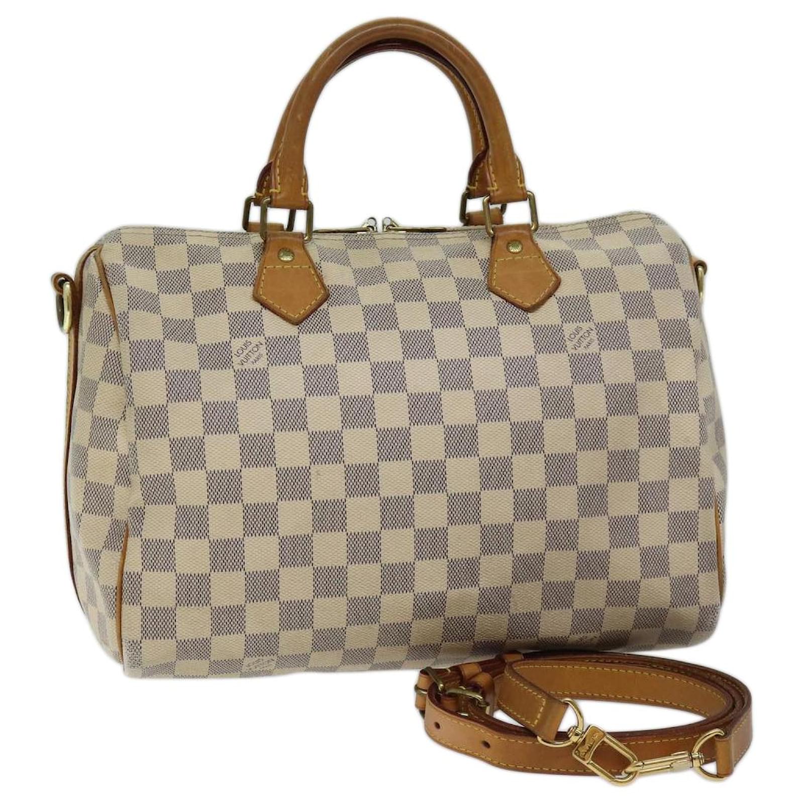 LOUIS VUITTON Damier Azur Speedy Bandouliere 30 2way sac à main N41052 auth  70275 ref.1328338 - Joli Closet