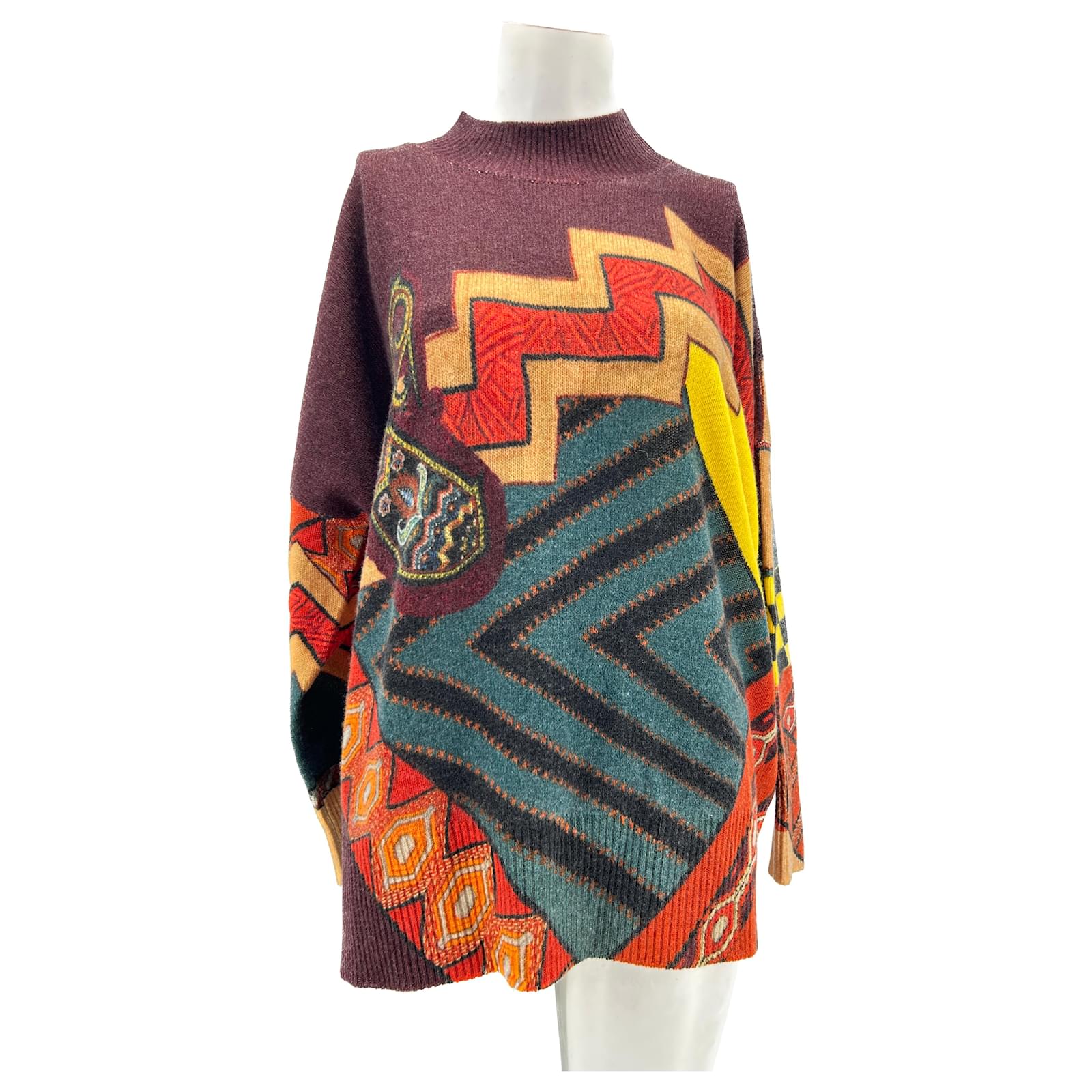 ETRO Maglieria T.ESSO 36 WOOL Multicolore Lana ref.1336033 Joli Closet