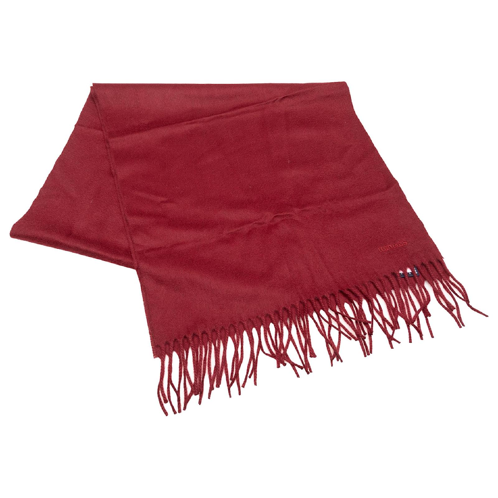 Wool Sciarpa Lana Rossa Sciarpa Lana Hermes Sciarpa In Cashmere Di