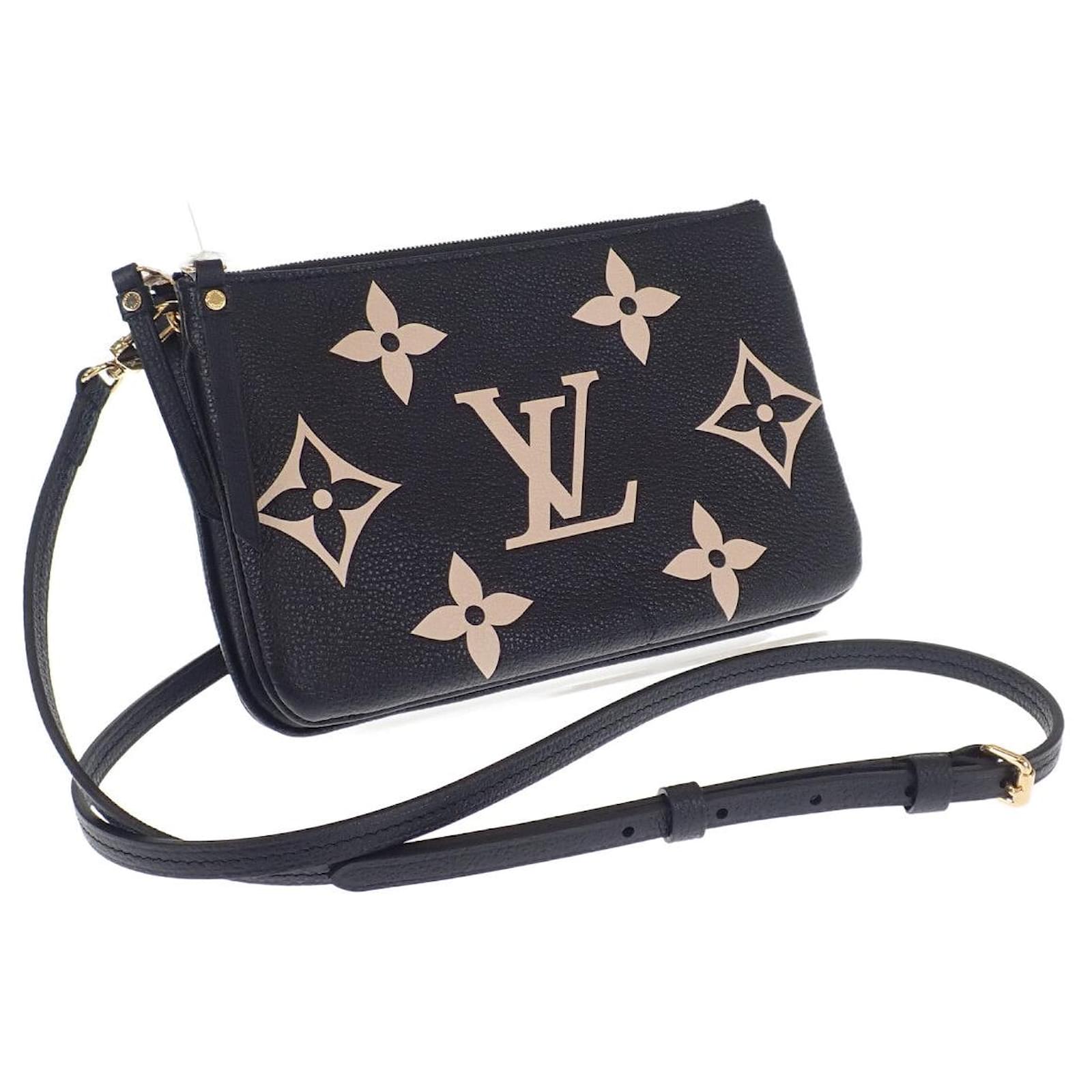 Louis Vuitton Bolso de hombro de piel con cremallera y forro
