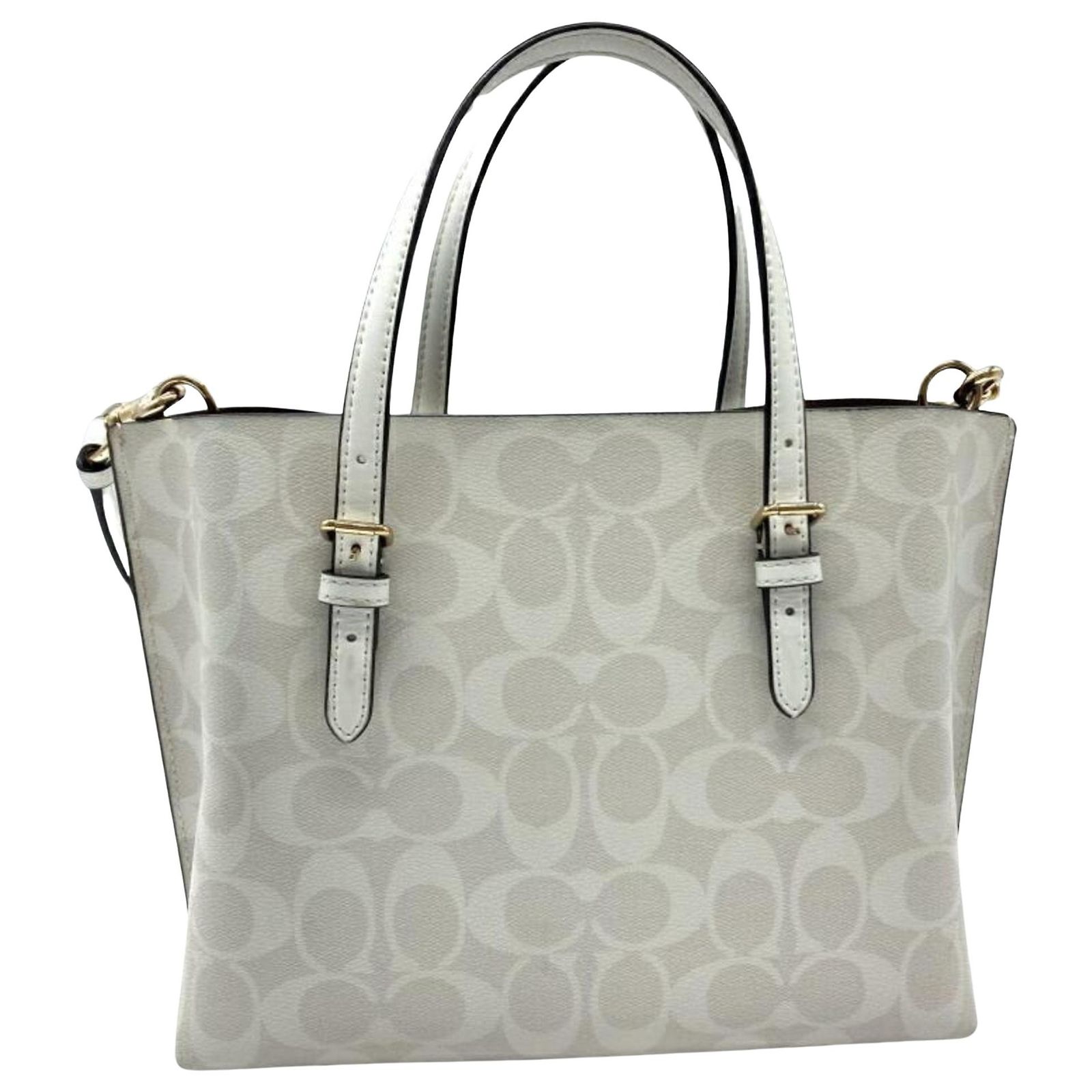 Coach Signature White Cloth ref.JC1341572 (Sold) - Joli Closet
