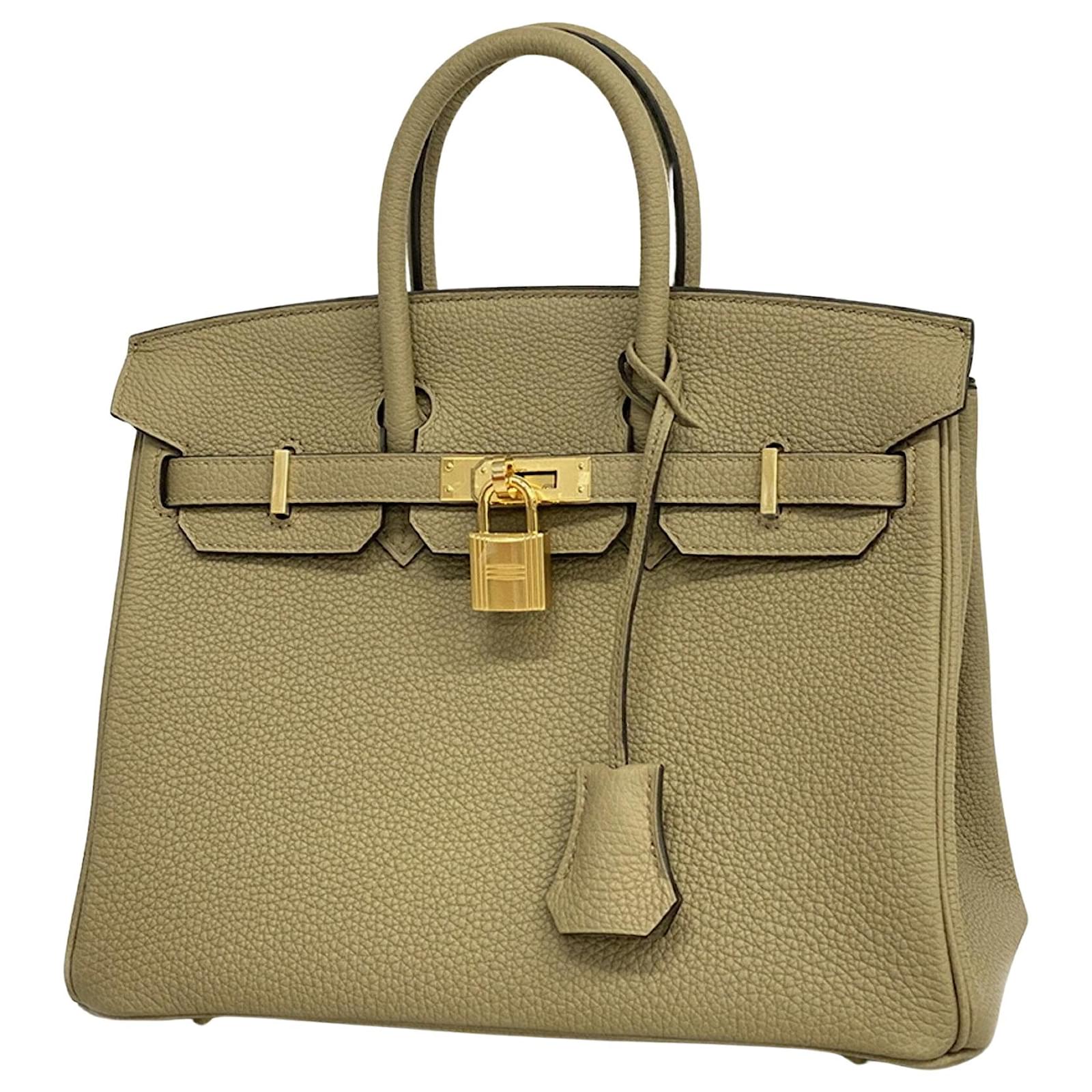 Hermes Birkin 25 Beige Leder ref.1346503 Joli Closet