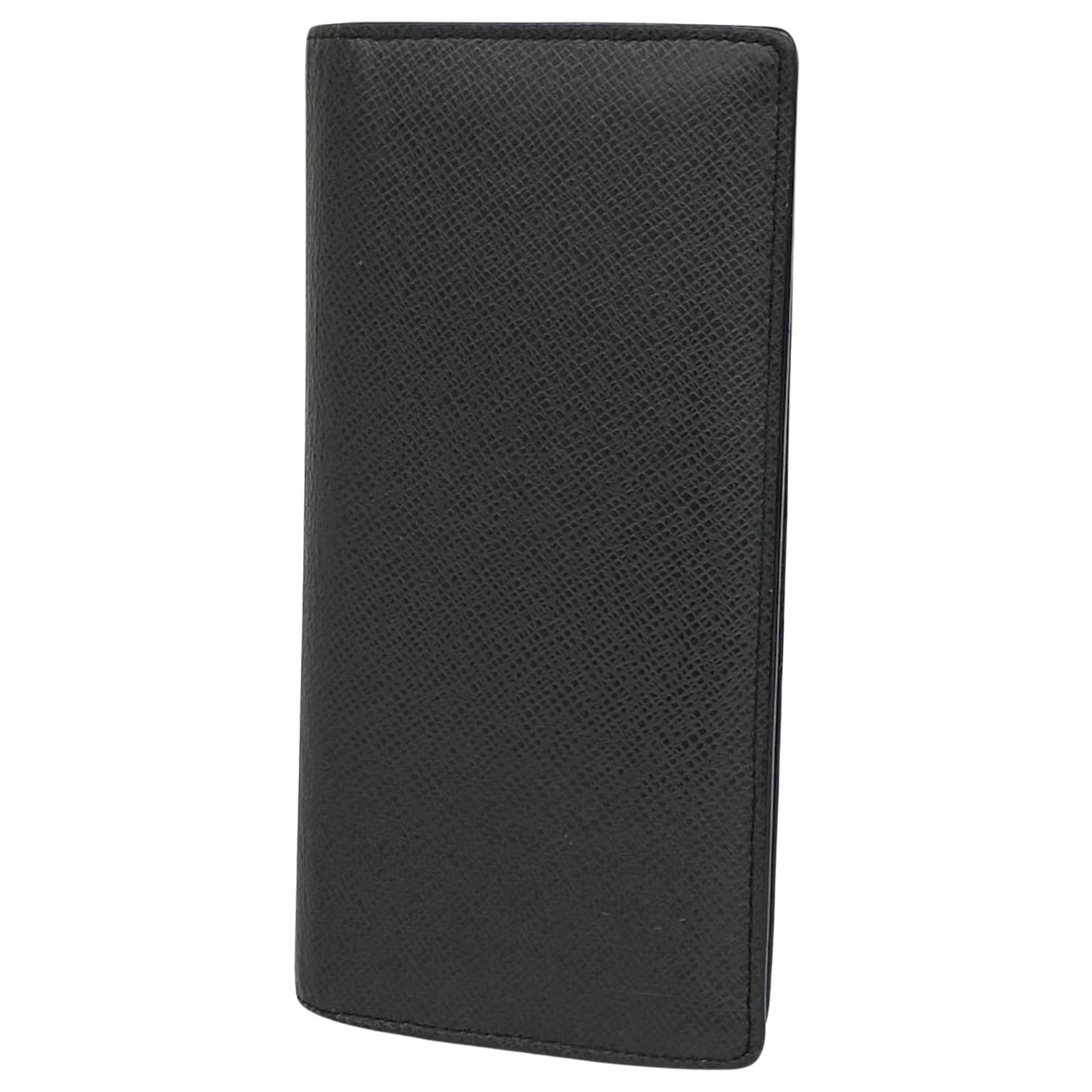 Louis Brazza Louis Vuitton Brazza Black Leather ref.1347014 - Joli Closet
