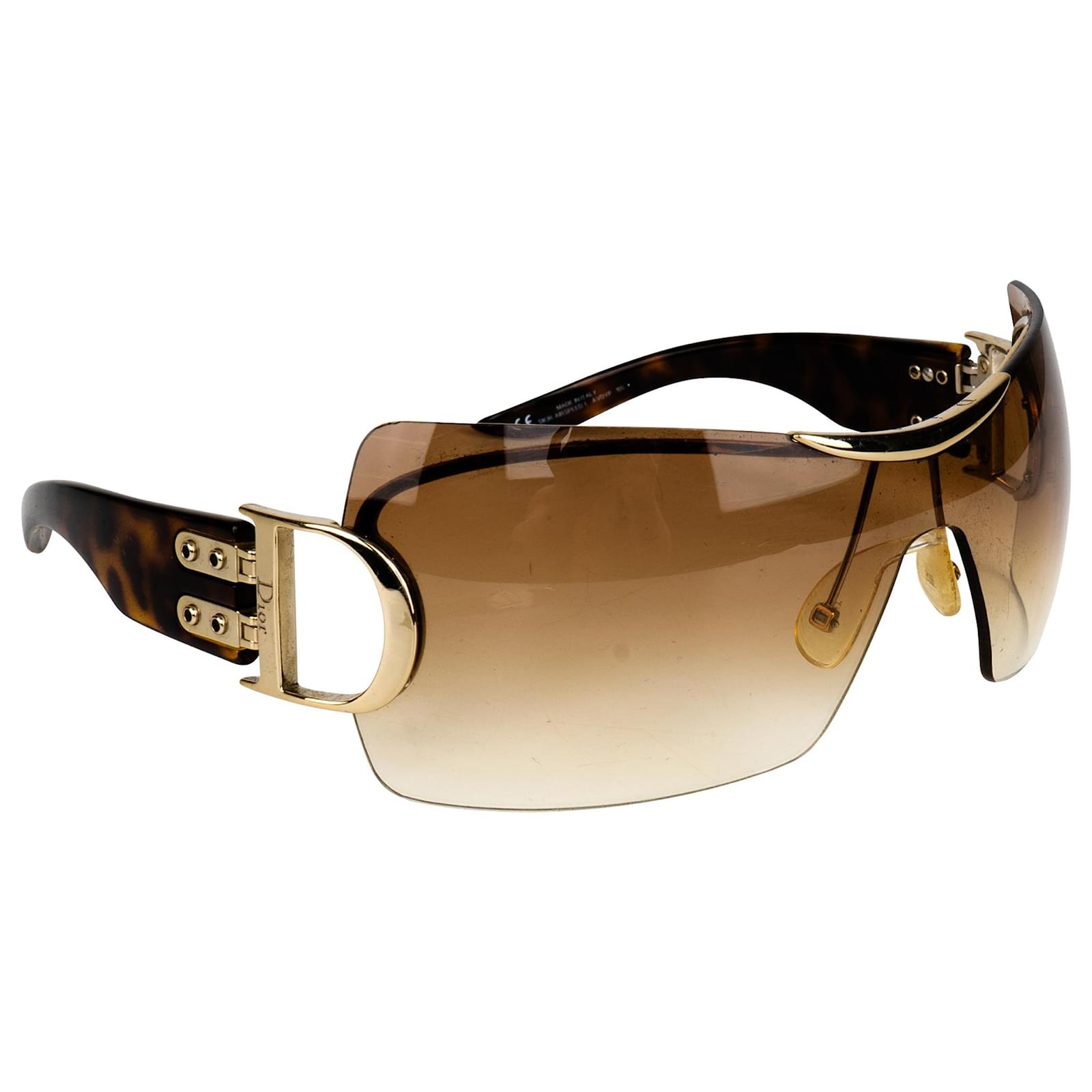 Christian Dior Tortoise Frame Airspeed 1 Sunglasses Brown