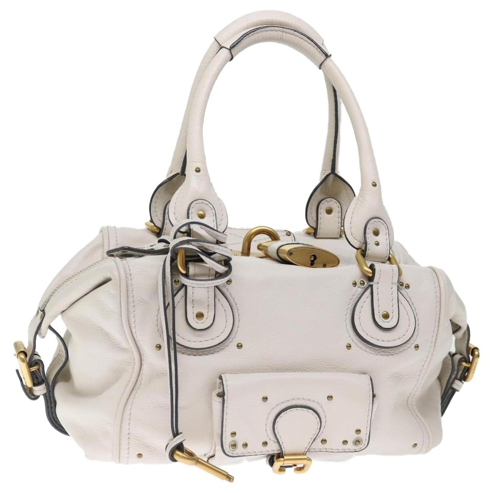 Chloé パディントン ホワイト Chloé Padlock Handbag