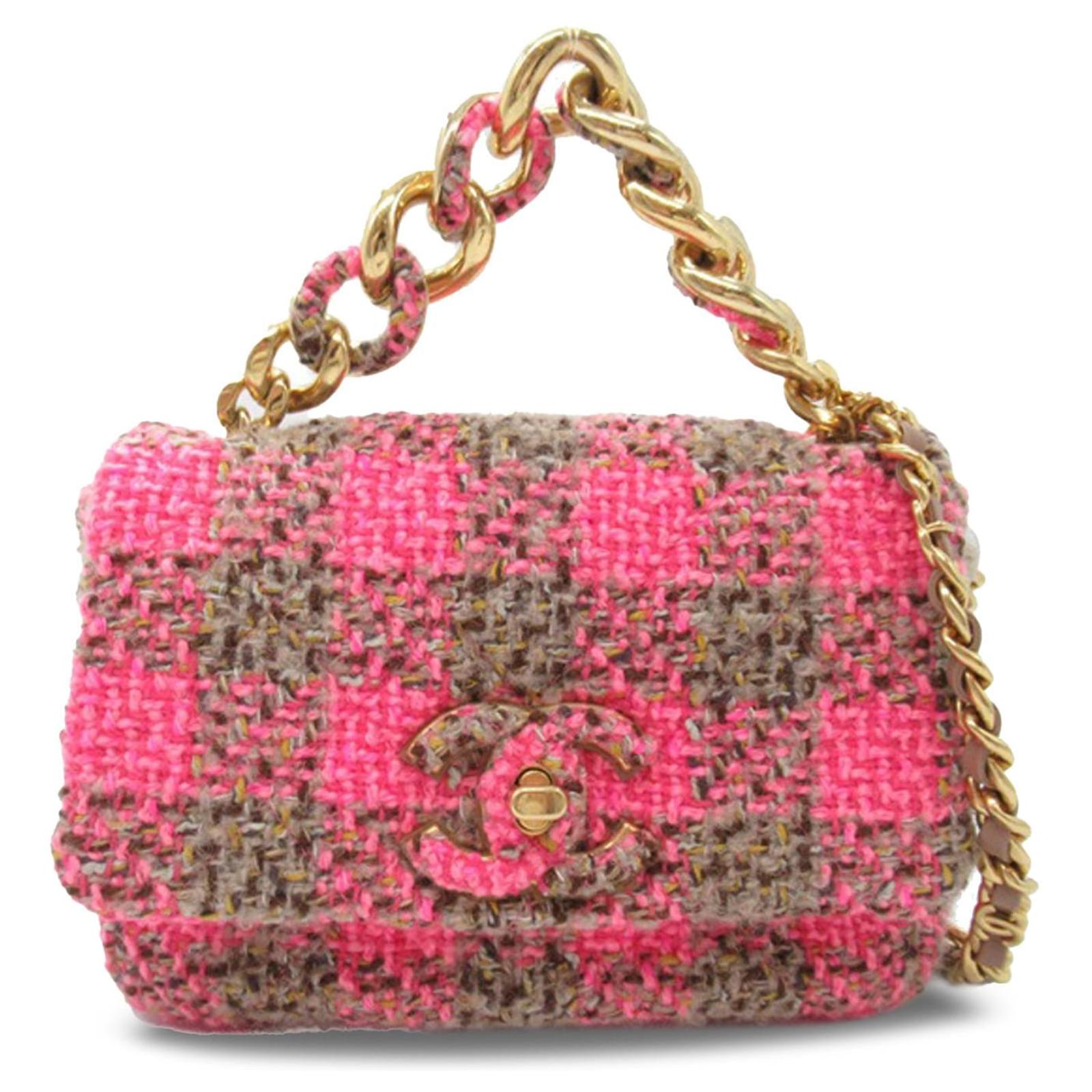 Bolso Chanel Tweed Chanel Carteras Cartera Con Cadena Chanel 19