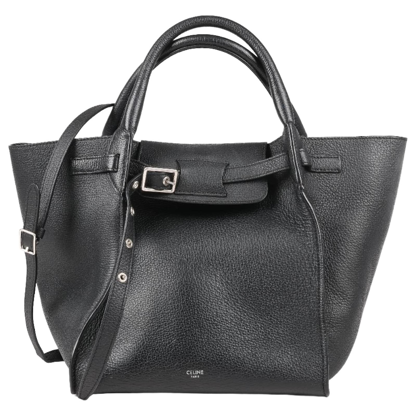 Céline CELINE Supple Grained Calfskin Small 2way Big Bag in