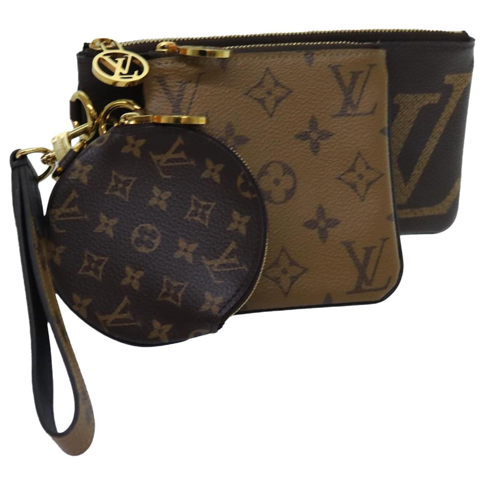 Monedero LOUIS VUITTON Monogram Reverse Pochette Trio M68756 LV