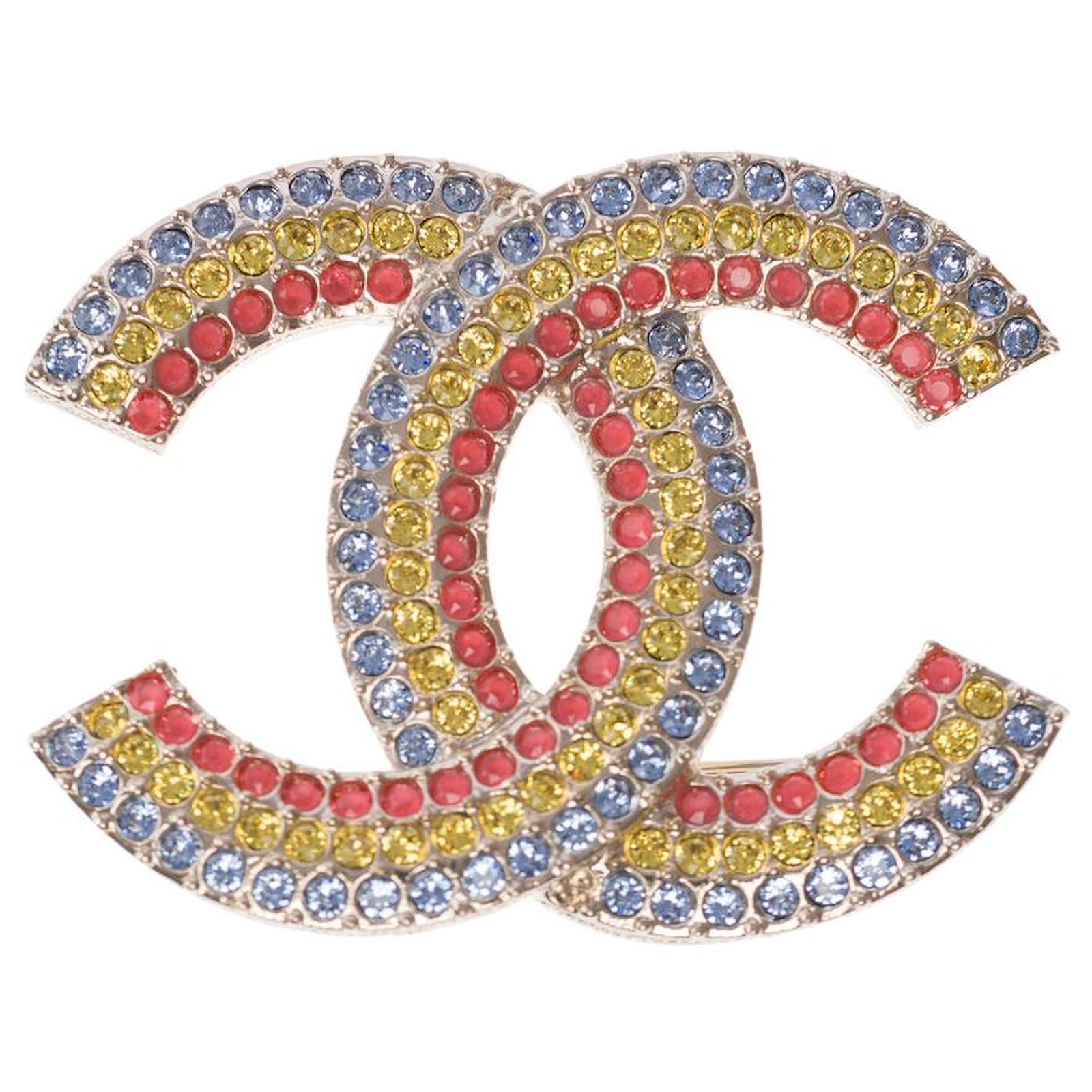 CHANEL  CHANEL Triple CC Logo Chain Shoulder Tote Bag Caviar Leather