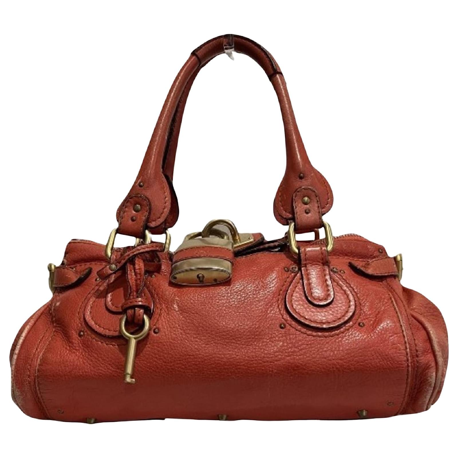 CHLOÉ PADDINGTON Red Leather ref.JC1365345 (Sold) - Joli Closet