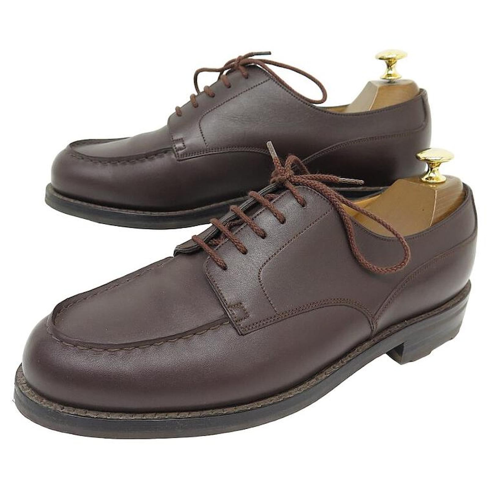 J.M. Weston 641 GOLF ブラウン　8D J.M. Weston 641 Soft Calfskin Golf Derby- Brown - All Blues Co