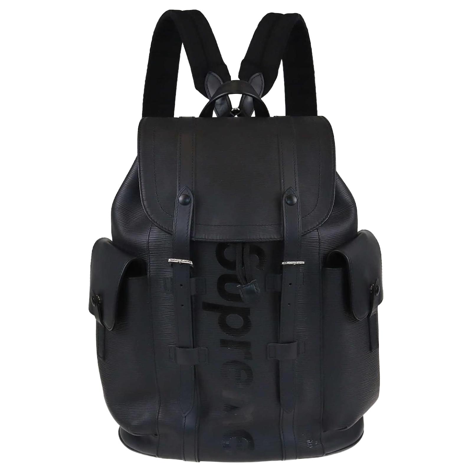 Black supreme lv bag online