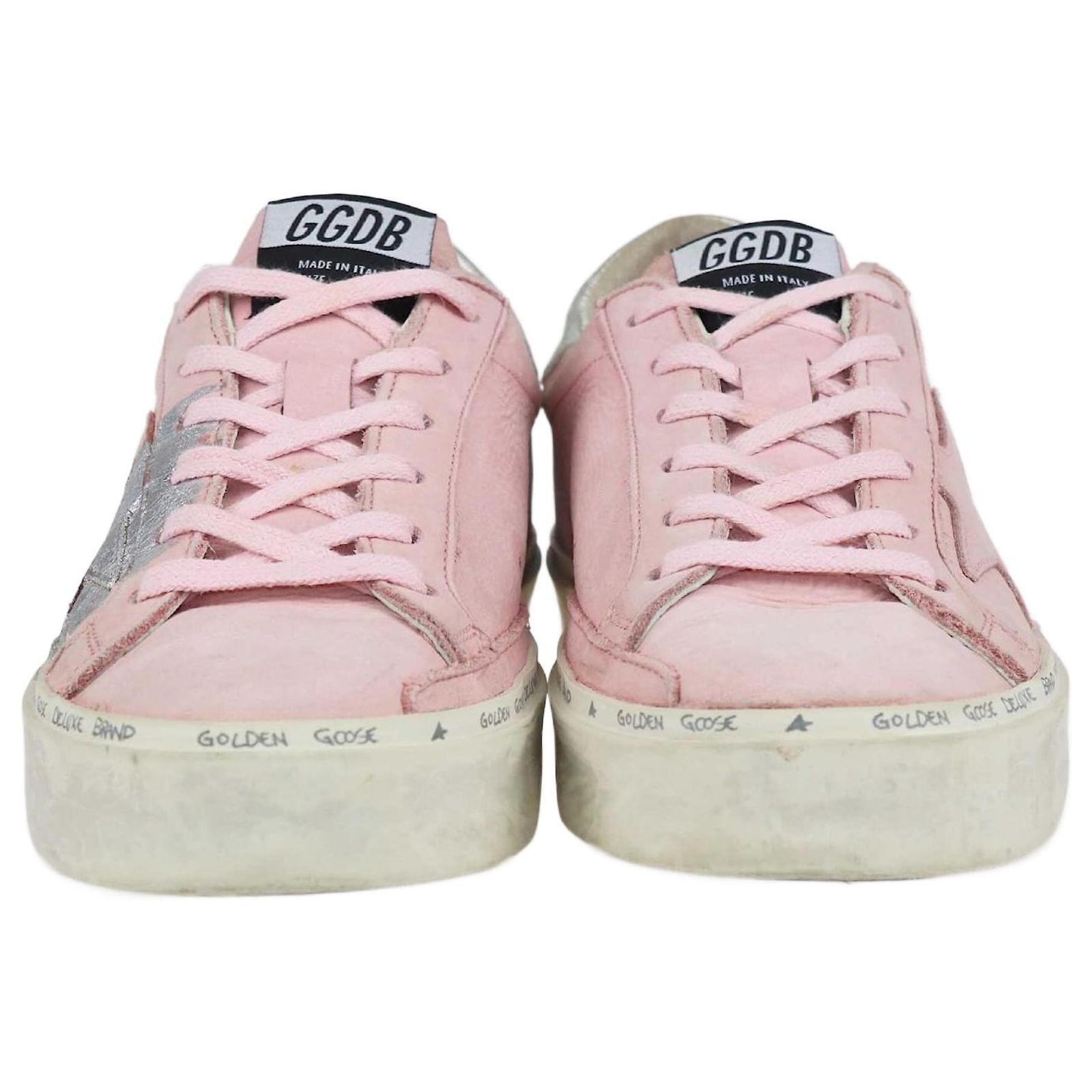 pink glitter sneakers golden goose hi star glitter