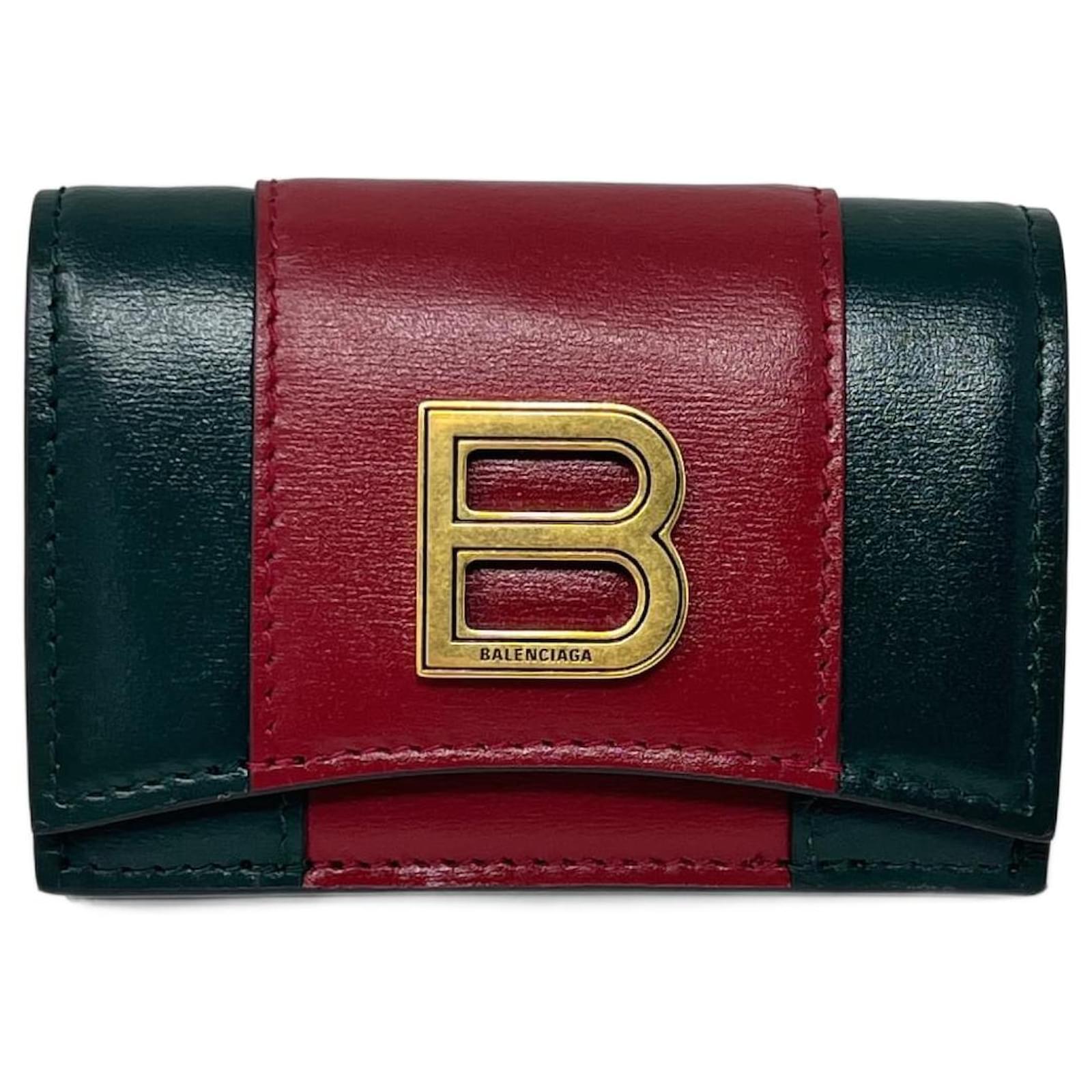 Gucci x Balenciaga Petite maroquinerie Cuir Vert ref.1372593 Joli Closet