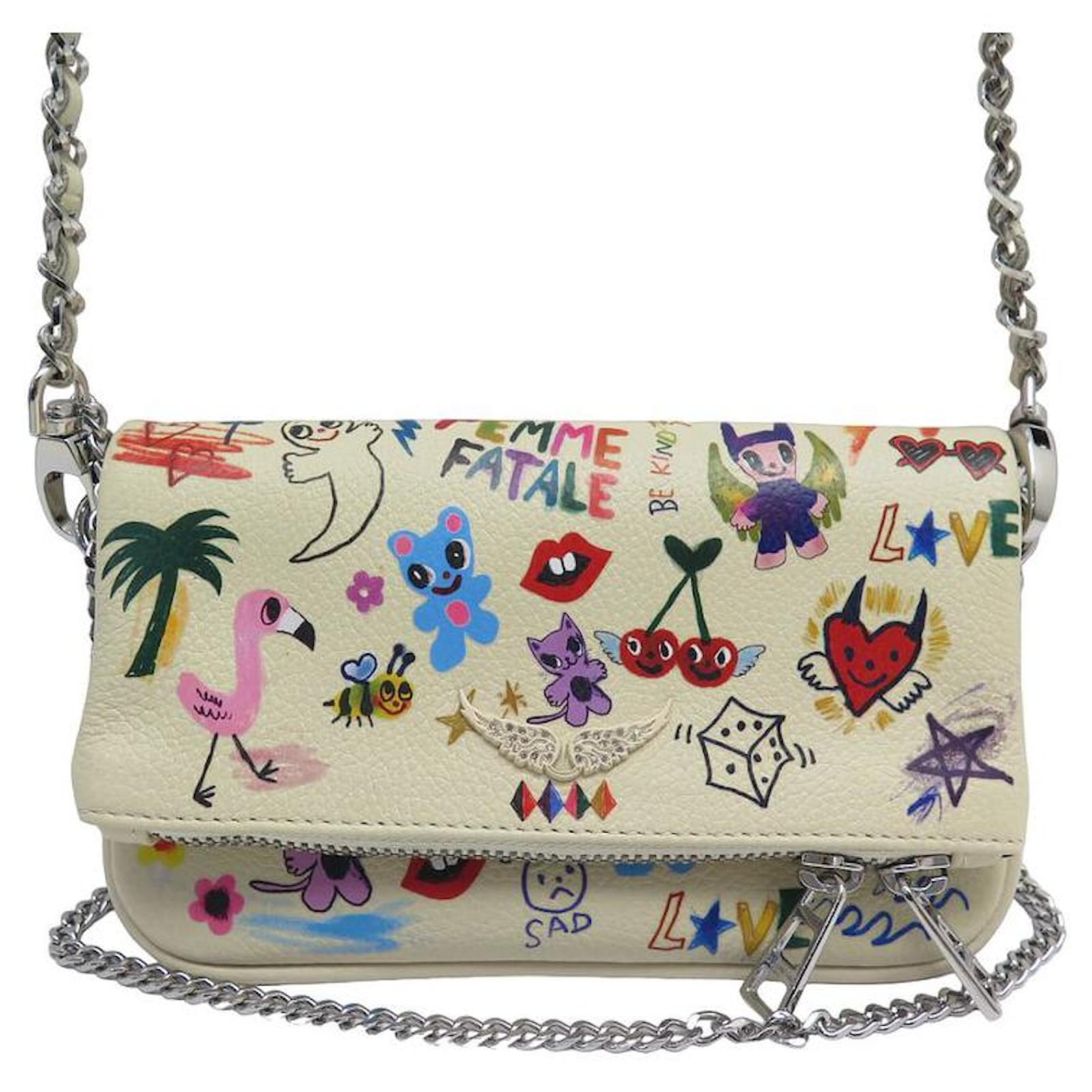 NEW ZADIG & VOLTAIRE ROCK HUMBERTO CRUZ HANDBAG LWBA02482