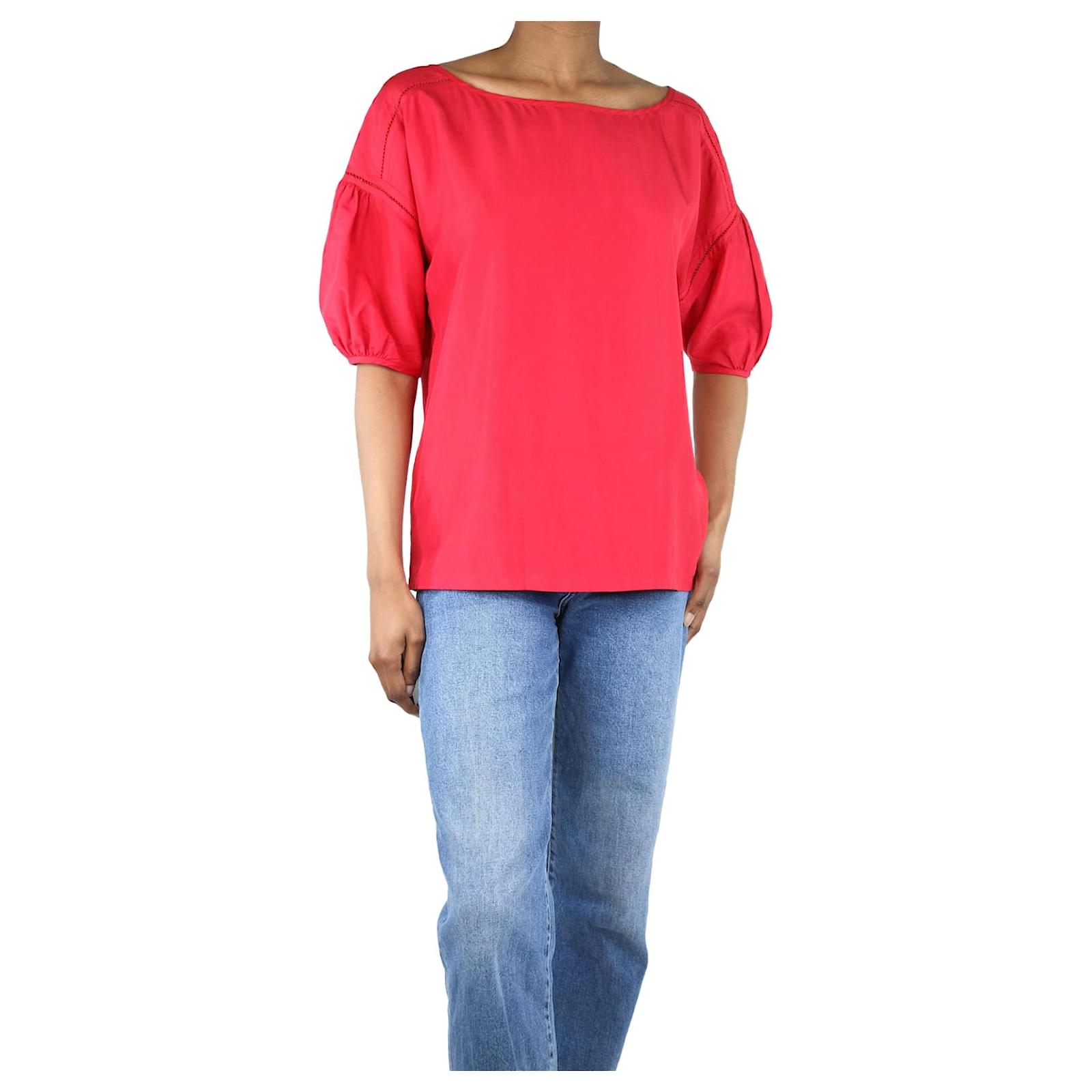 Maglia rossa maniche corte new arrivals