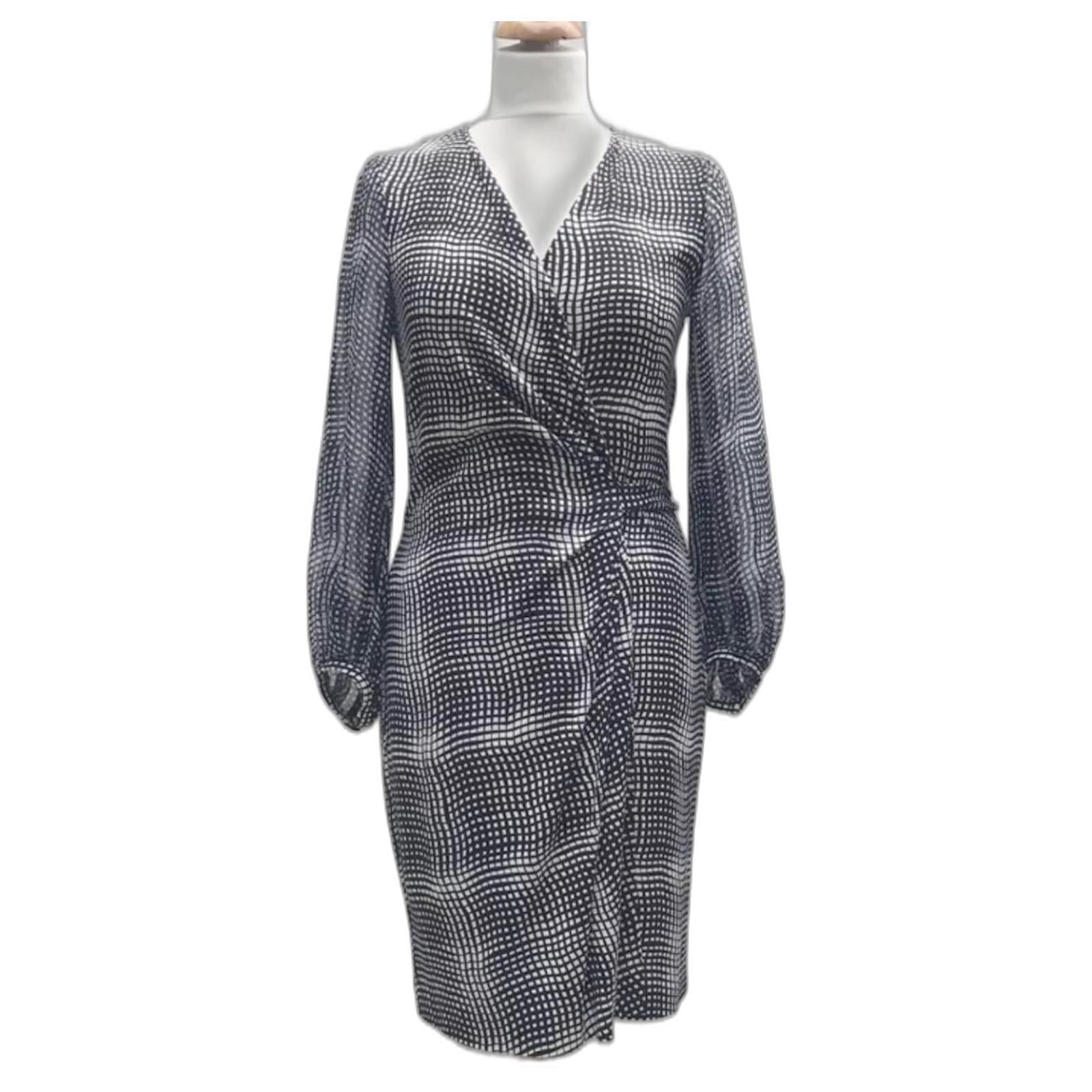 Diane Von Furstenberg Robe portefeuille en soie DvF Sigourney avec