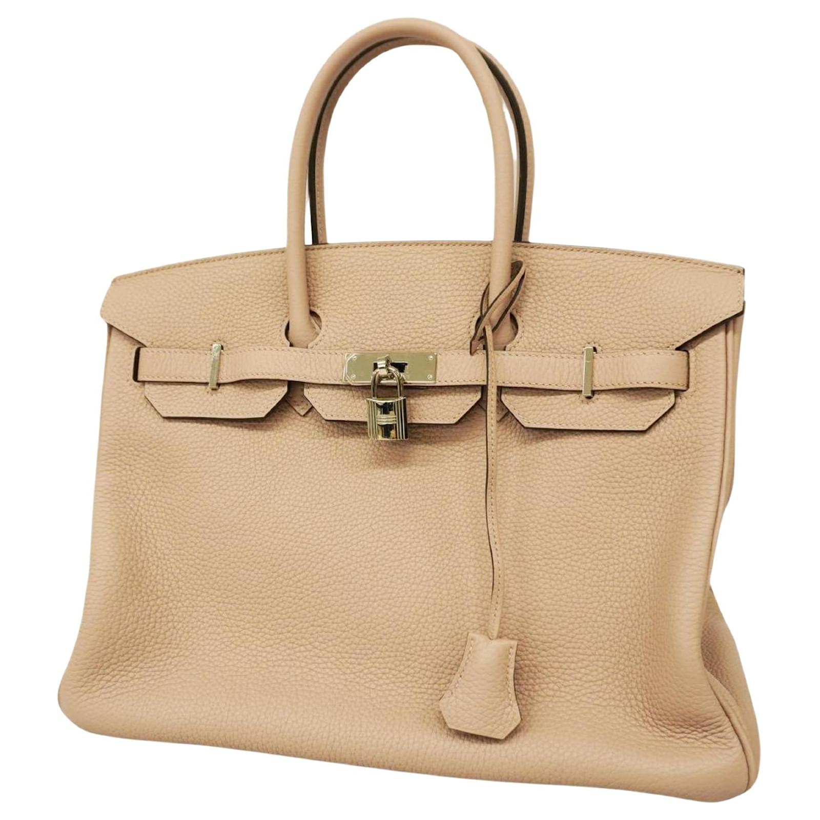 Hermes Birkin 35 Beige Leder ref.1379005 Joli Closet