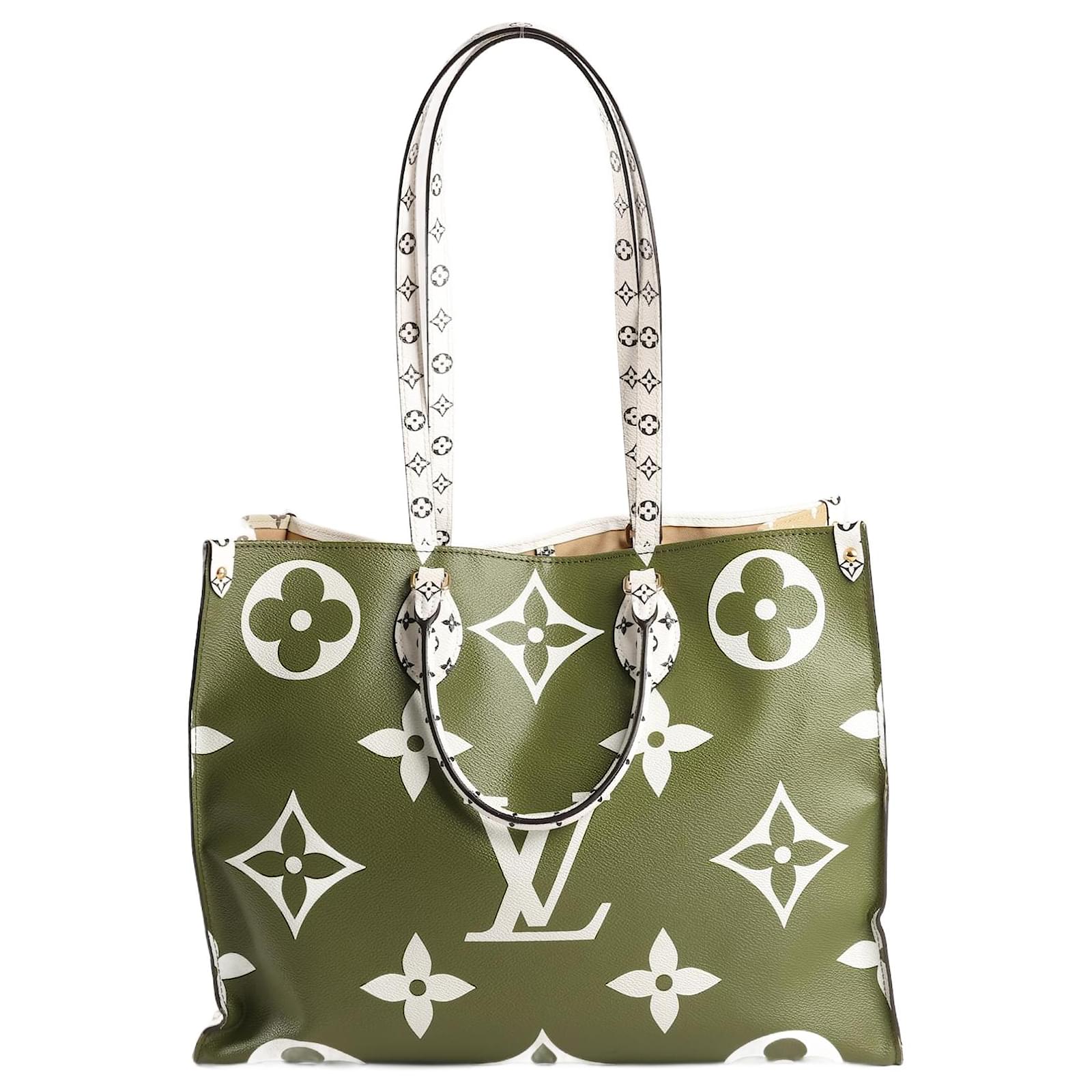 Louis Vuitton Monogram Giant OntheGo GM Handtasche in Grün und 