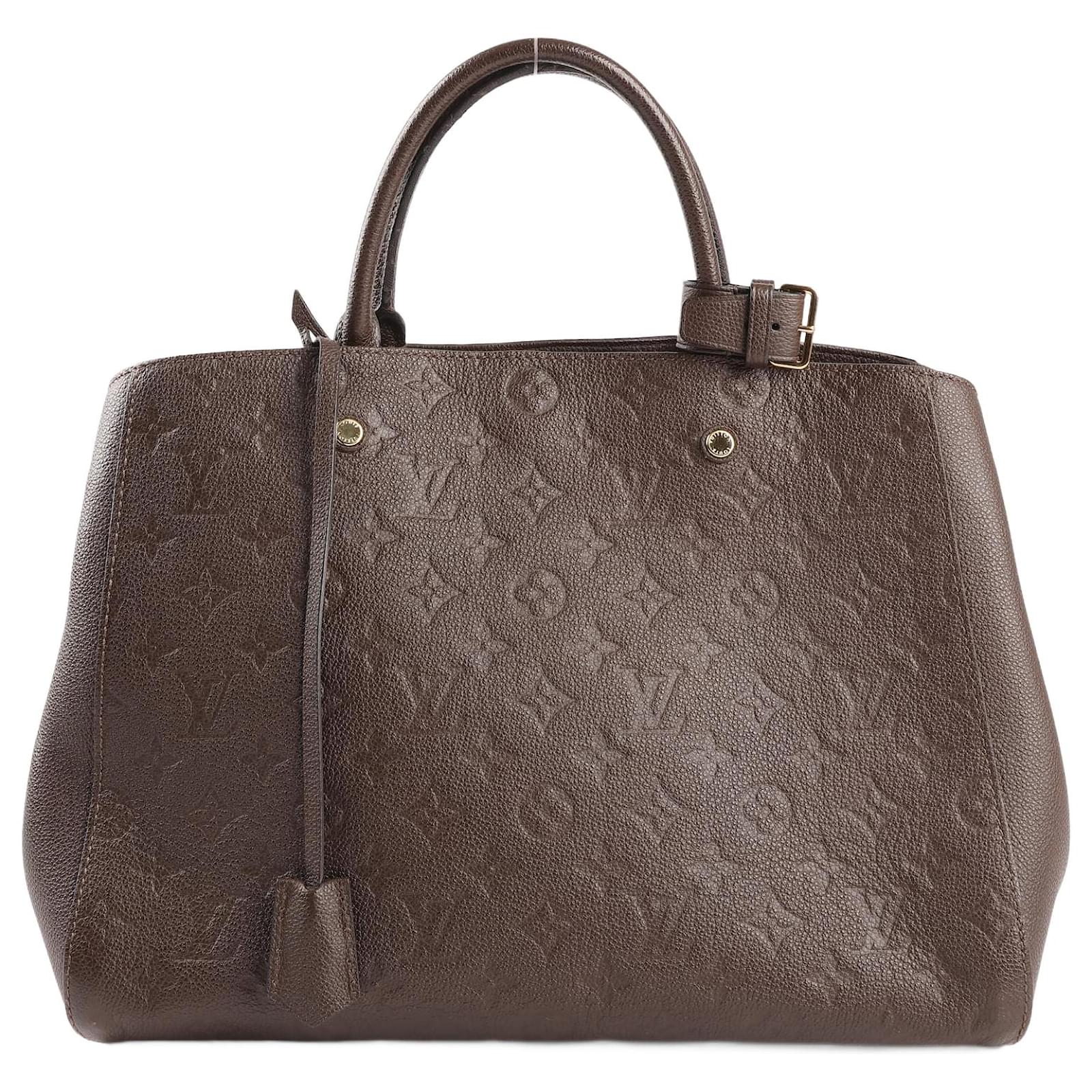 Louis Vuitton Black Monogram Empreinte Montaigne GM at Jill's Consignment
