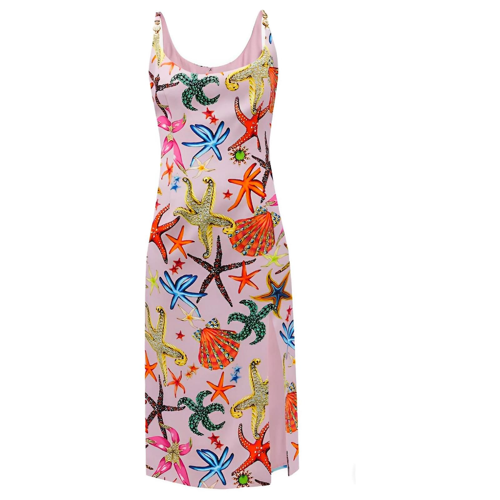 Versace Dresses Pink Viscose ref.1382236 - Joli Closet