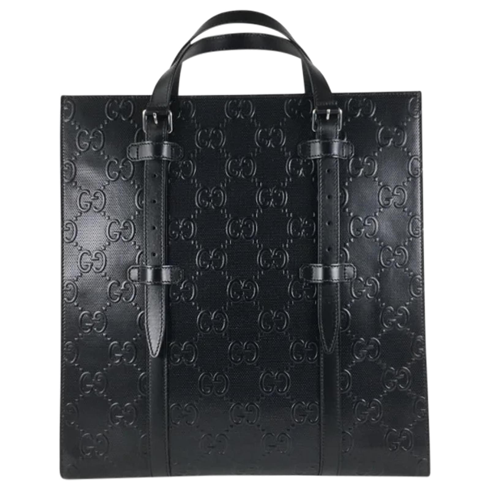 Gucci embossed xl tote sale