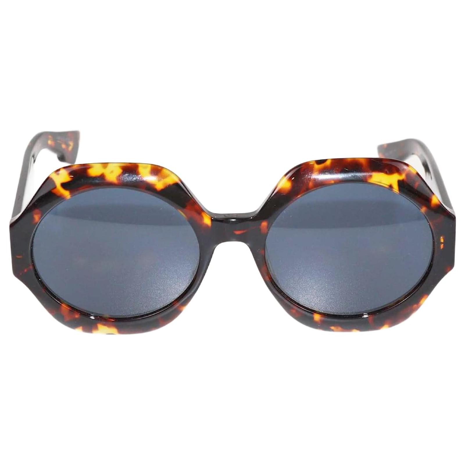 Christian Dior Dior Brown Tortoise Diorspirit1 Oversized