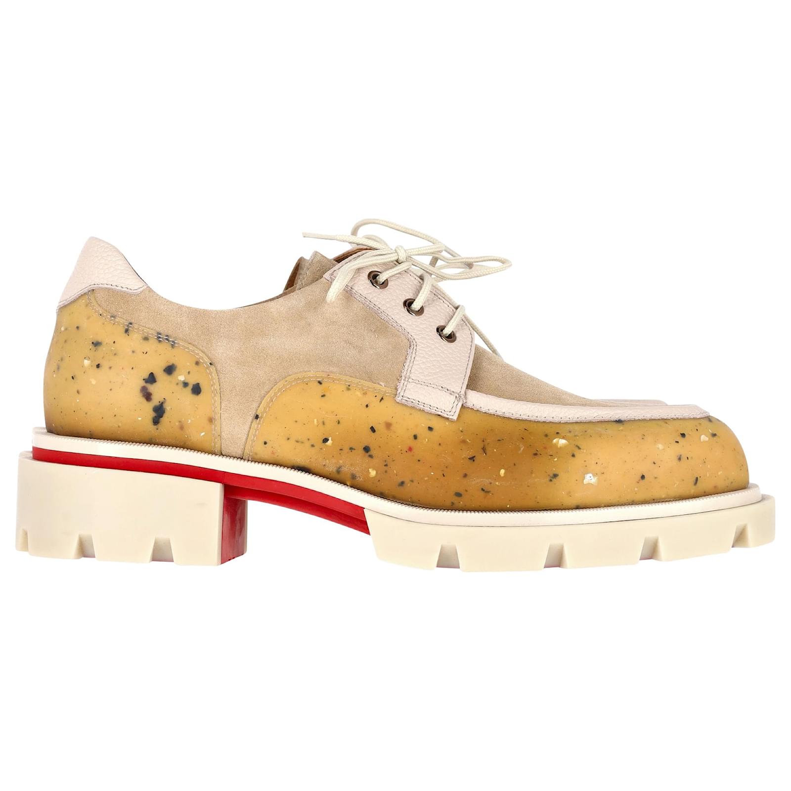 Louboutin jaune homme best sale