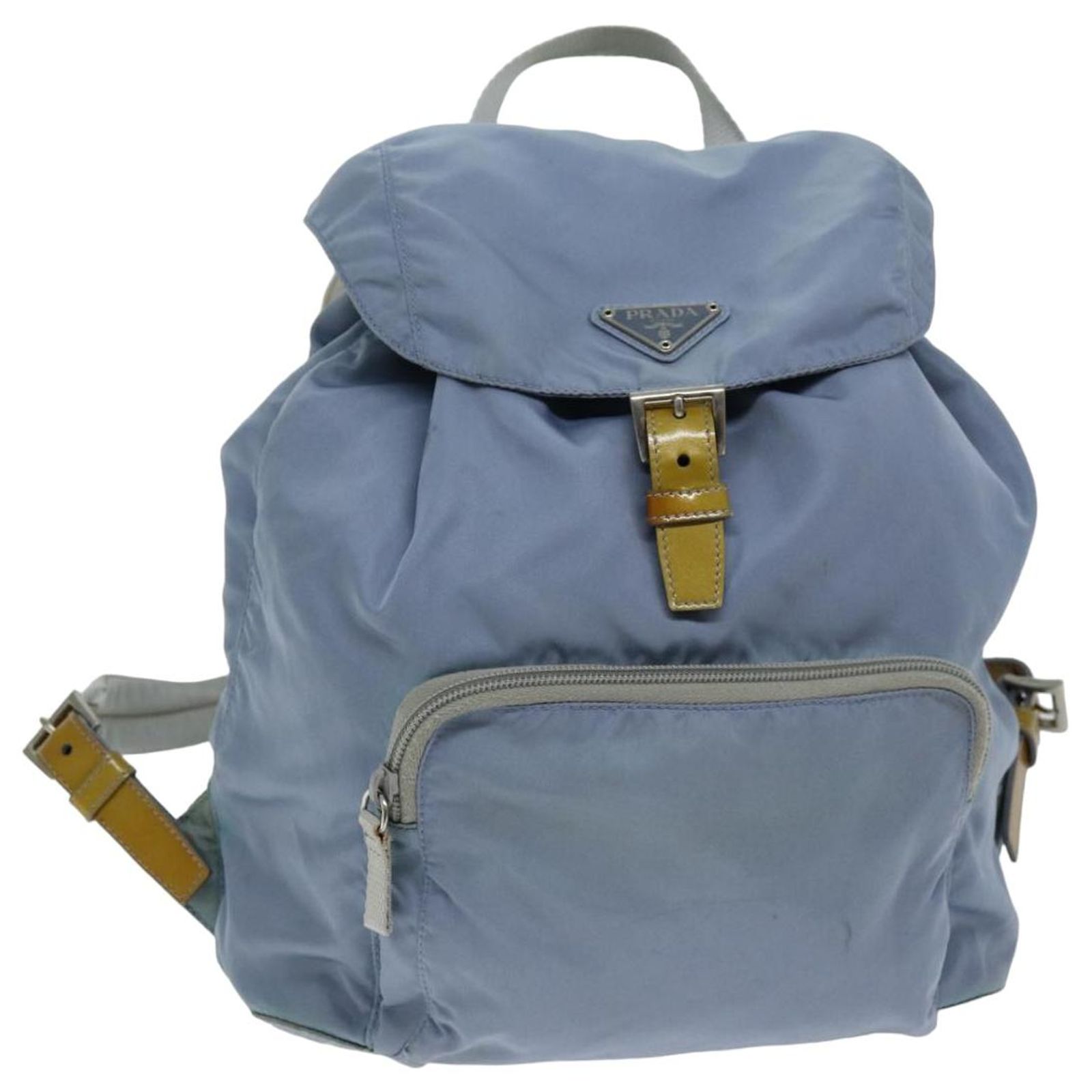 PRADA Backpack Nylon Light Blue Auth 75233 ref.1404232  display picture 2