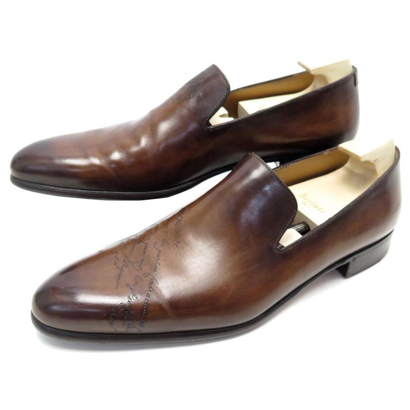 【美品】Berluti Cursive Galet Scritto Loafer Cursive Galet Scritto Leather Loafer | Berluti ID