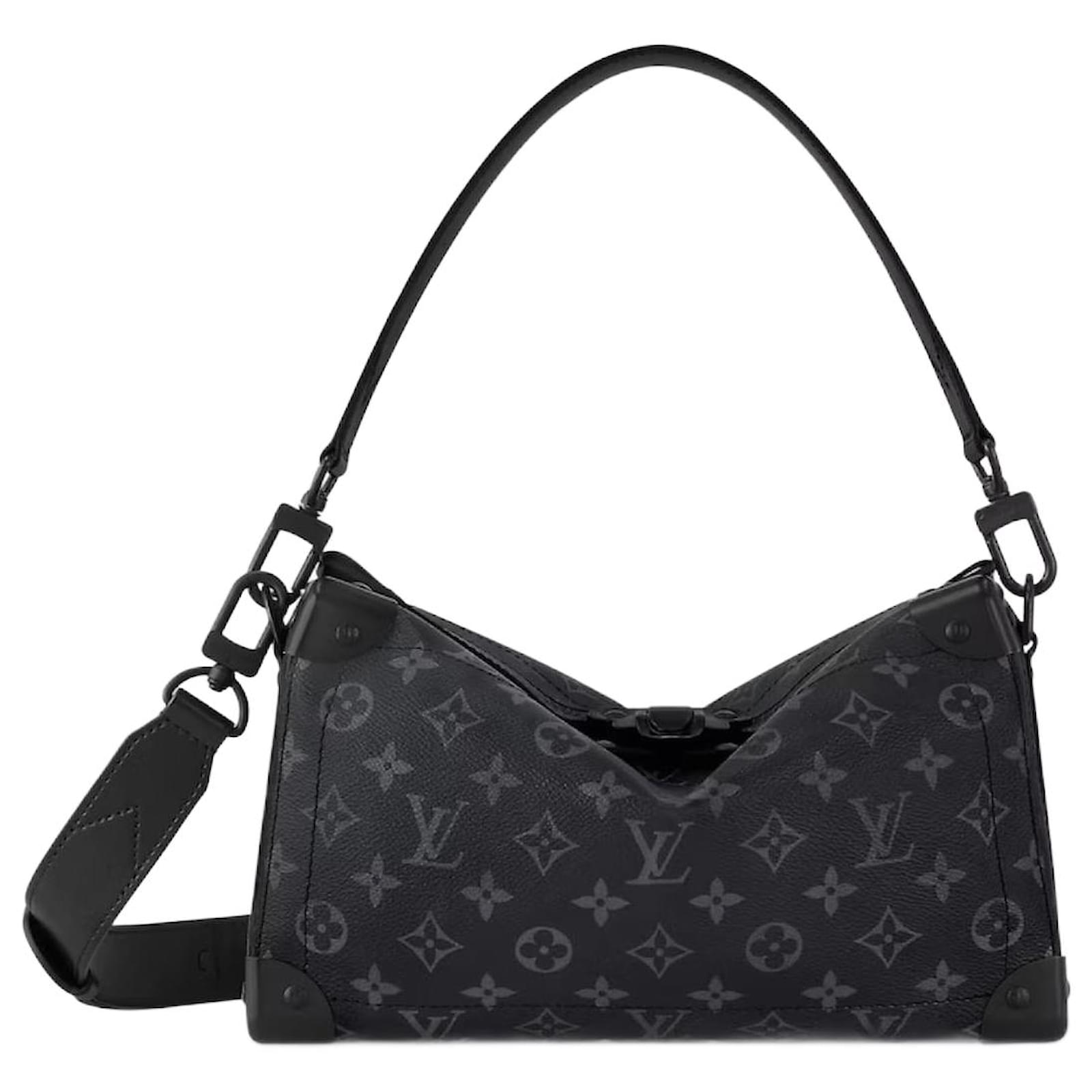 Louis Vuitton LV Soul Trunk East West bag new Black Cloth ref