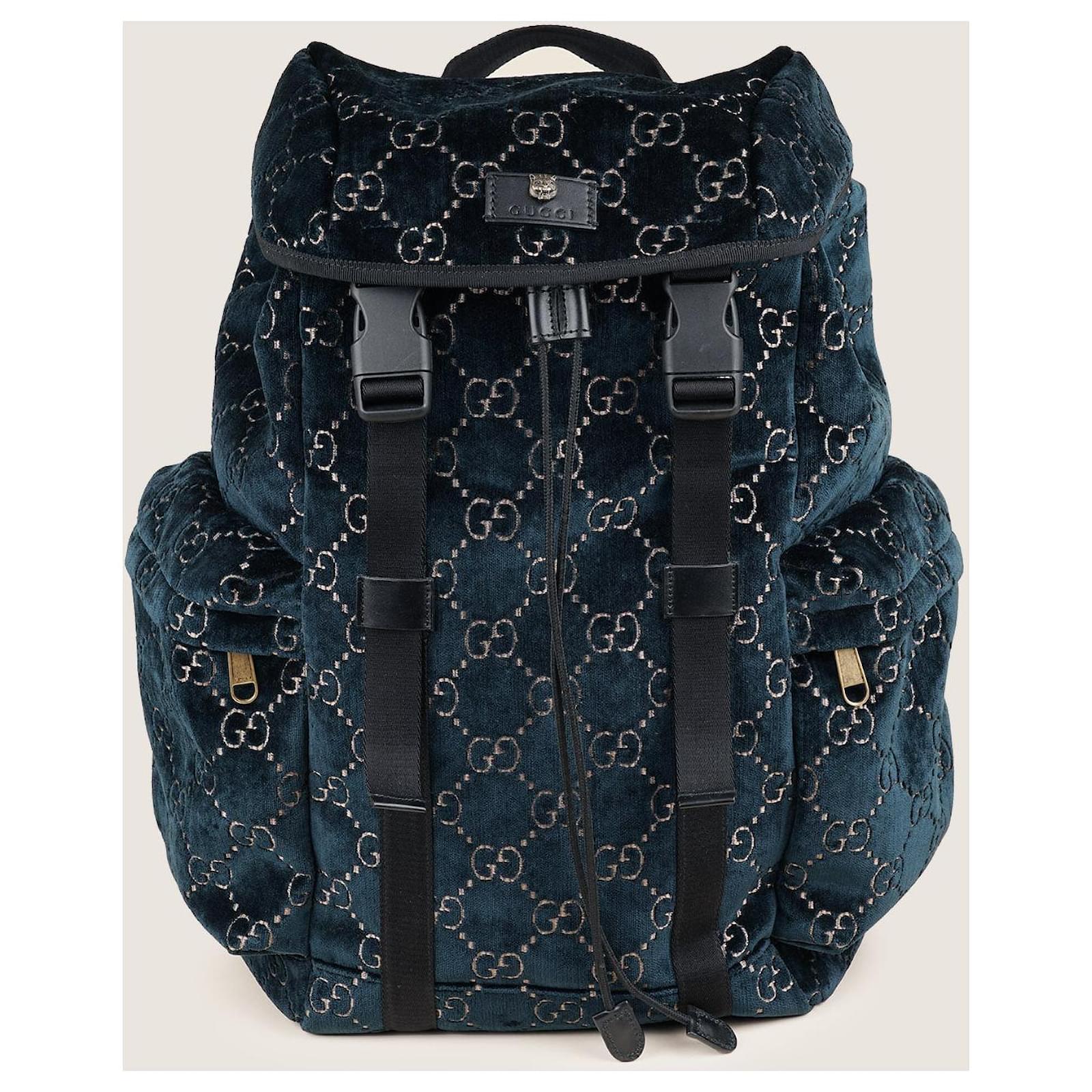 Gucci backpack blue hotsell