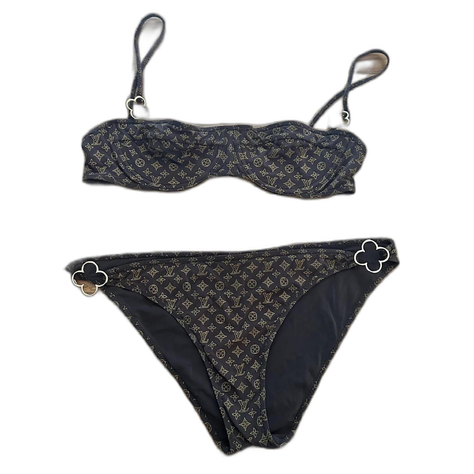 Louis vuitton bikini brown online