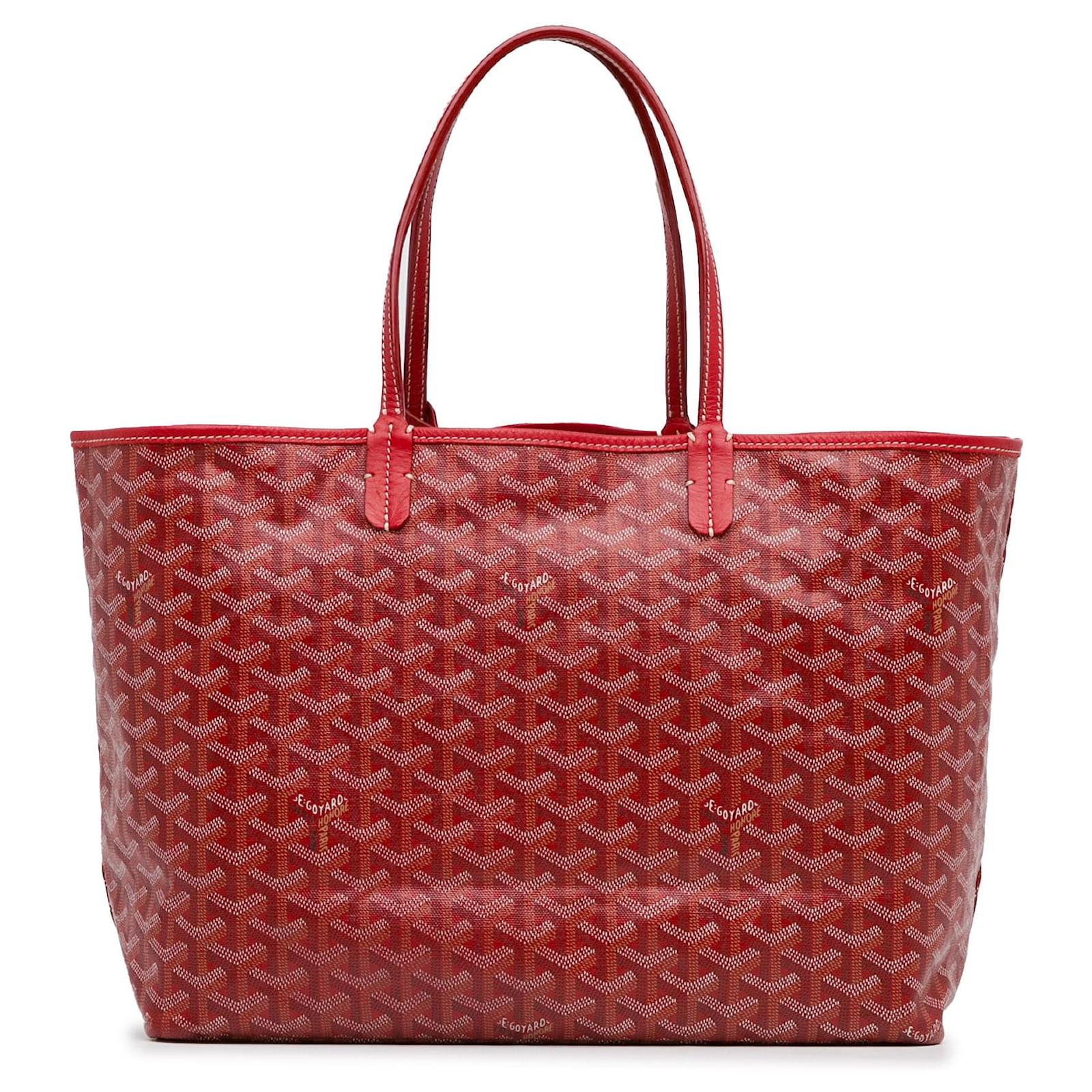 family品Goyard レッドトートバッグ＆ポーチセット org.jpg