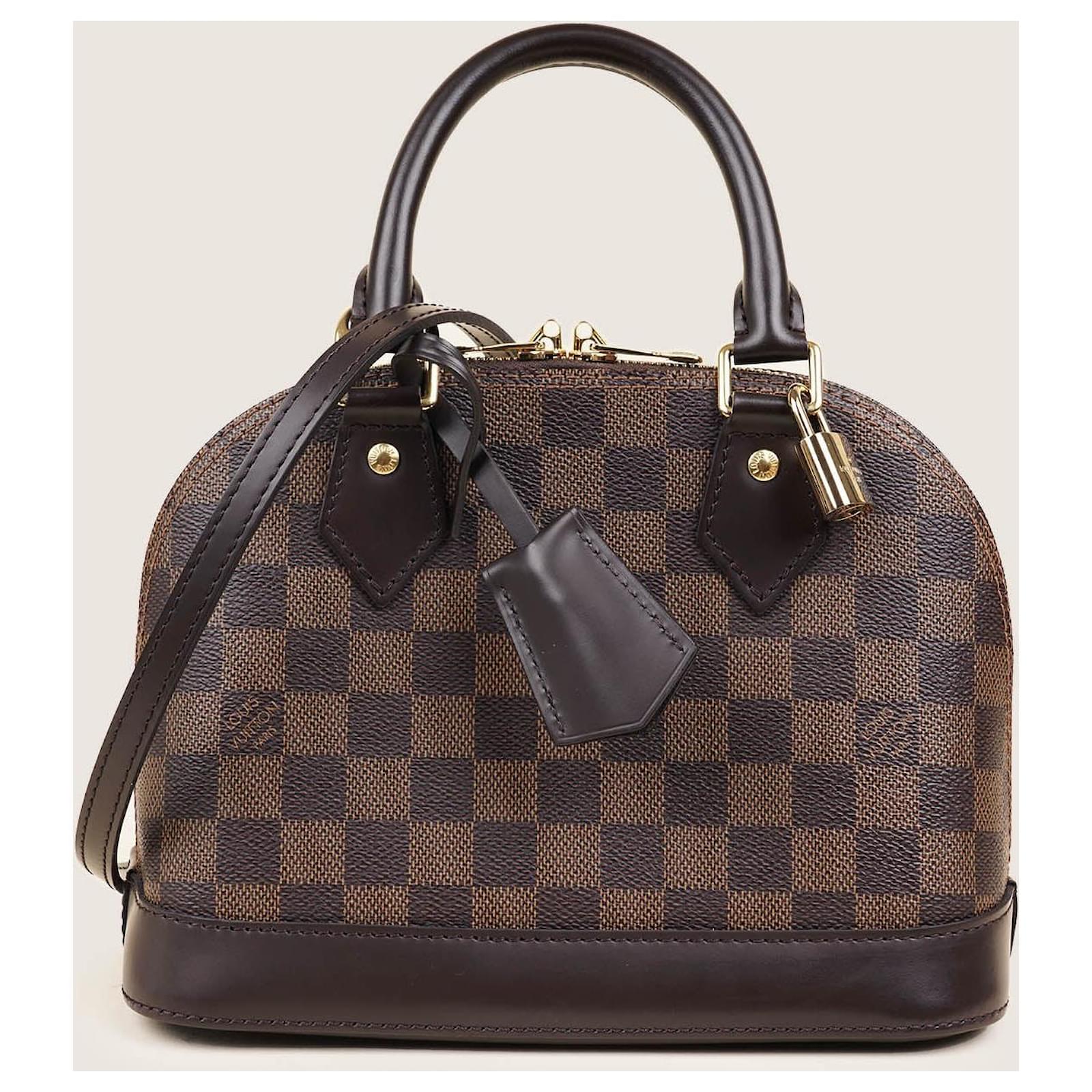 Louis Vuitton Bolso Alma BB Castaño Cuero Joli Closet